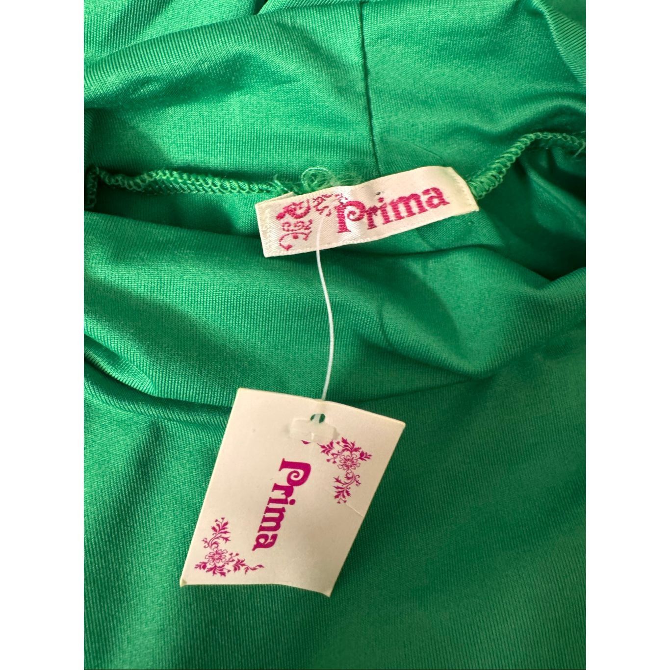 Other Prima Emerald Green High Neck Long Sleeve Bodysuit – Size XS Size XS / US 0-2 / IT 36-38 - 3 Thumbnail