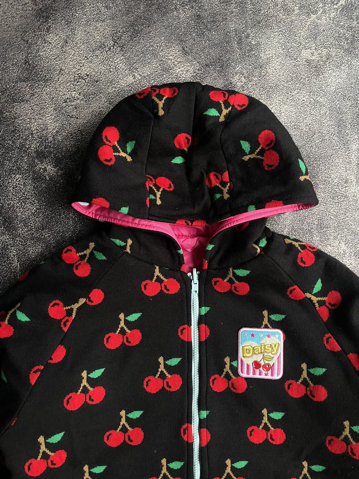 Angel Blue 2000s Angle Blue Reversible Zip Hoodie Red Cheri Size M / US 6-8 / IT 42-44 - 3 Thumbnail