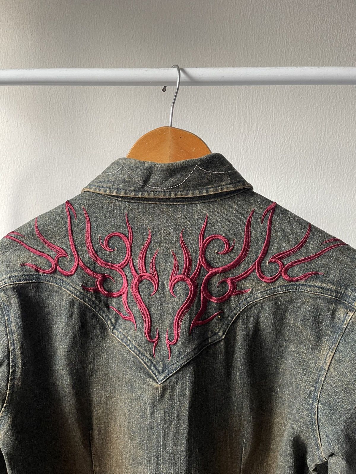 If Six Was Nine 2000s Tornado Mart Tattoo Embroidery Button Ups Size US S / EU 44-46 / 1 - 9 Thumbnail