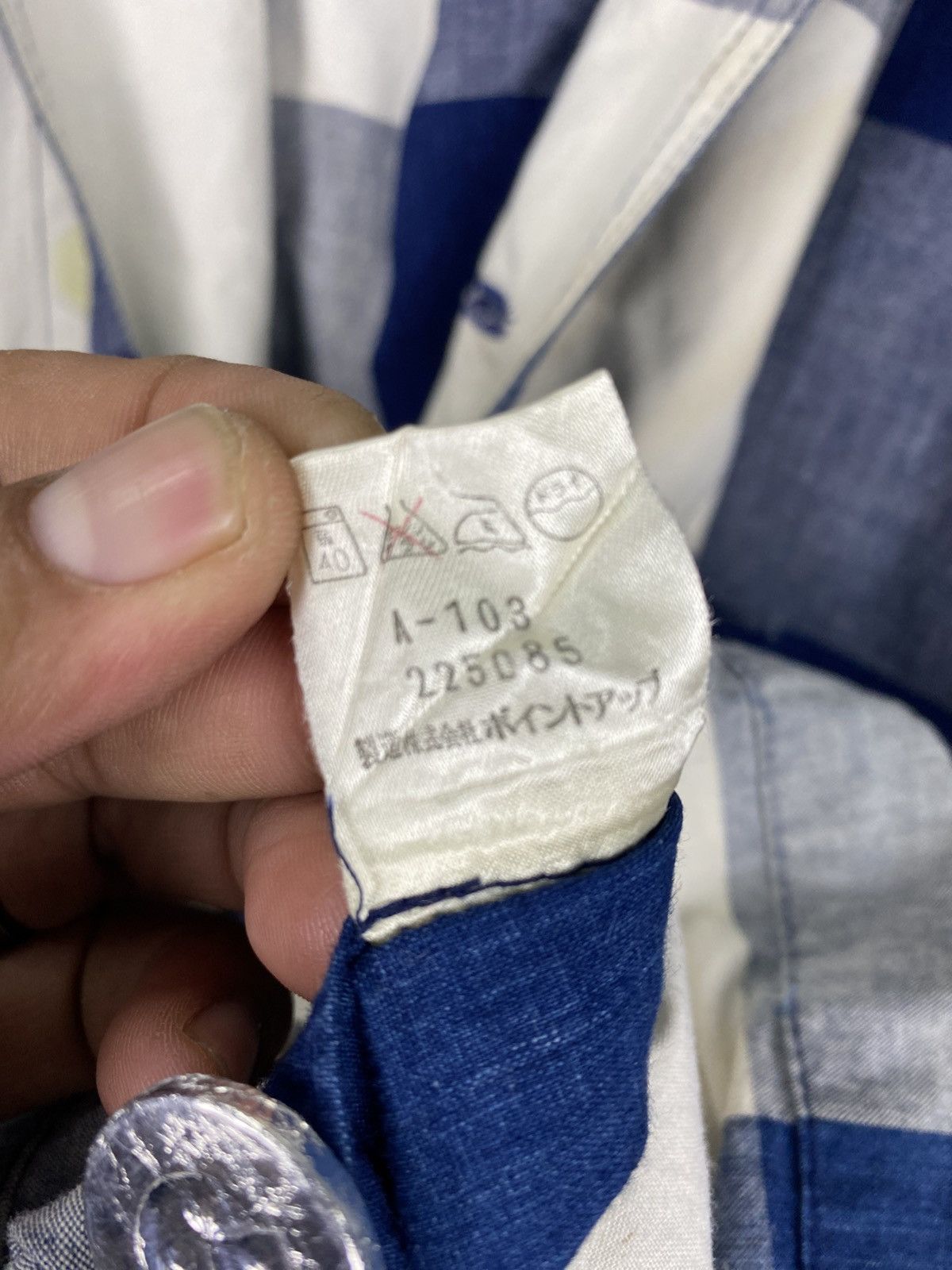 Hai Sporting Gear Vintage Hai Sporting Gear Checked Cotton Smock Jacket Size US M / EU 48-50 / 2 - 10 Thumbnail