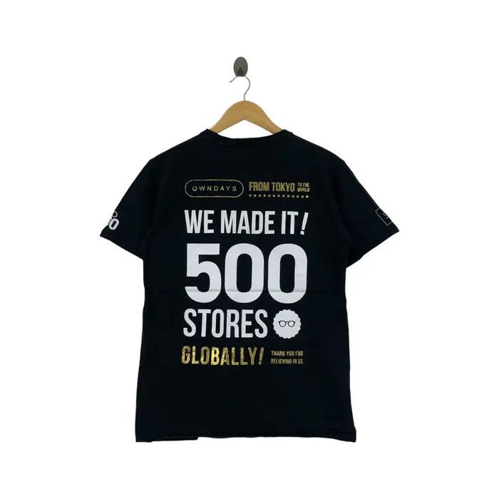 Vintage OWNDAYS EYEWEAR GLASSES Optical 500 Stores Japan Tee Shirt Size S / US 4 / IT 40 - 2 Thumbnail