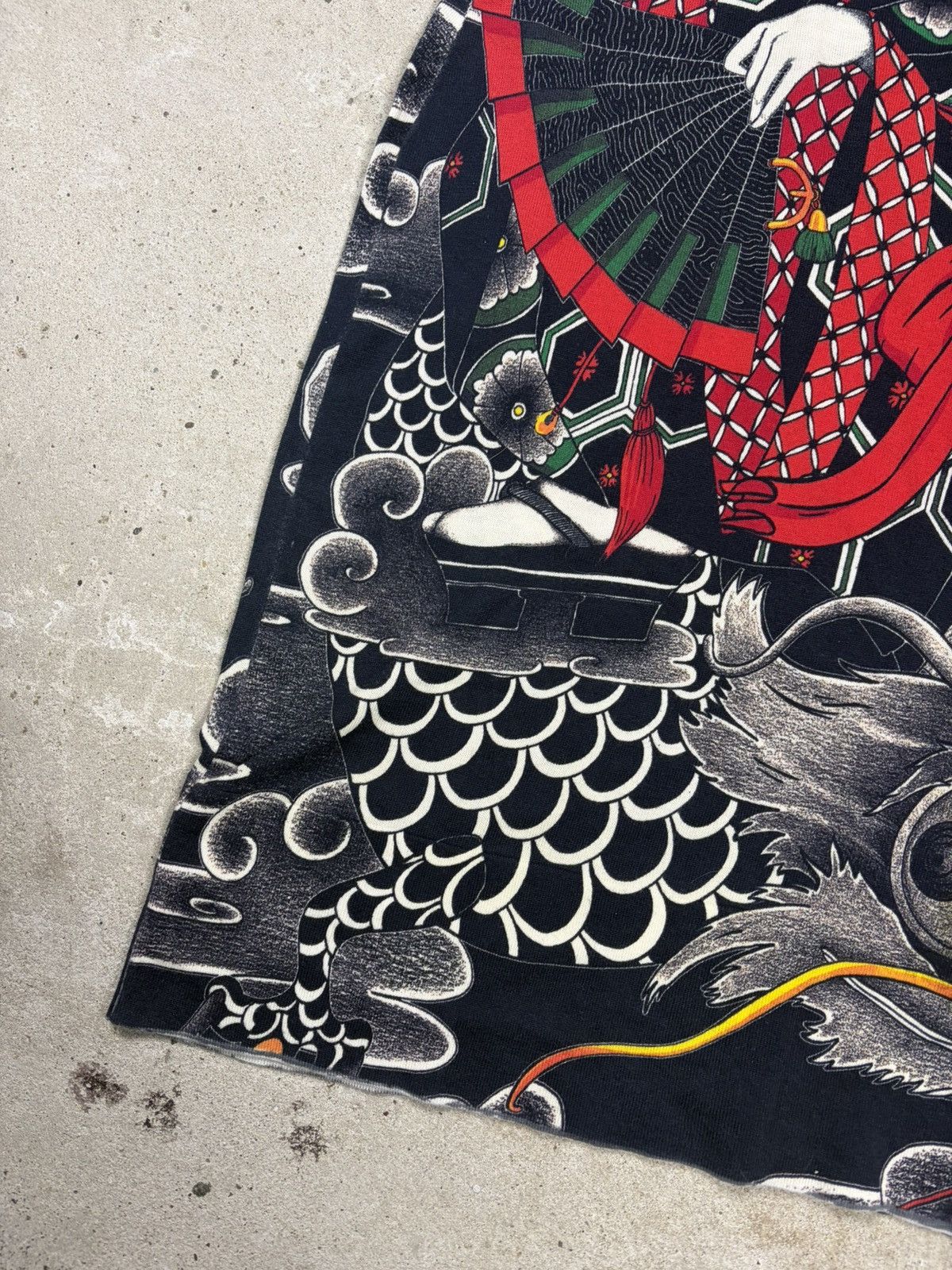 Love Moschino Love Moschino Geisha Japanese Dragon Print Dress Size M / US 6-8 / IT 42-44 - 3 Thumbnail
