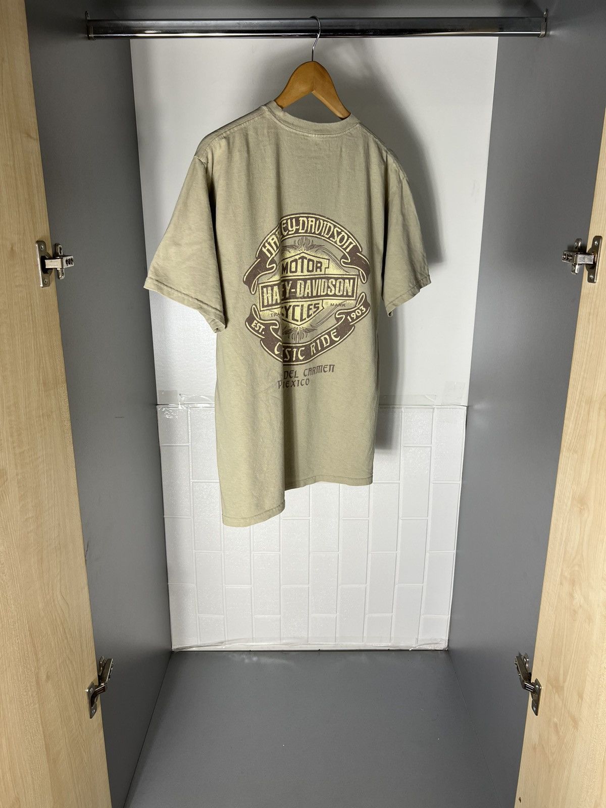 Harley Davidson VINTAGE HARLEY DAVIDSON MOTORCYCLE MEXICO RETRO BIKE Y2K 90s Size US XL / EU 56 / 4 - 6 Thumbnail