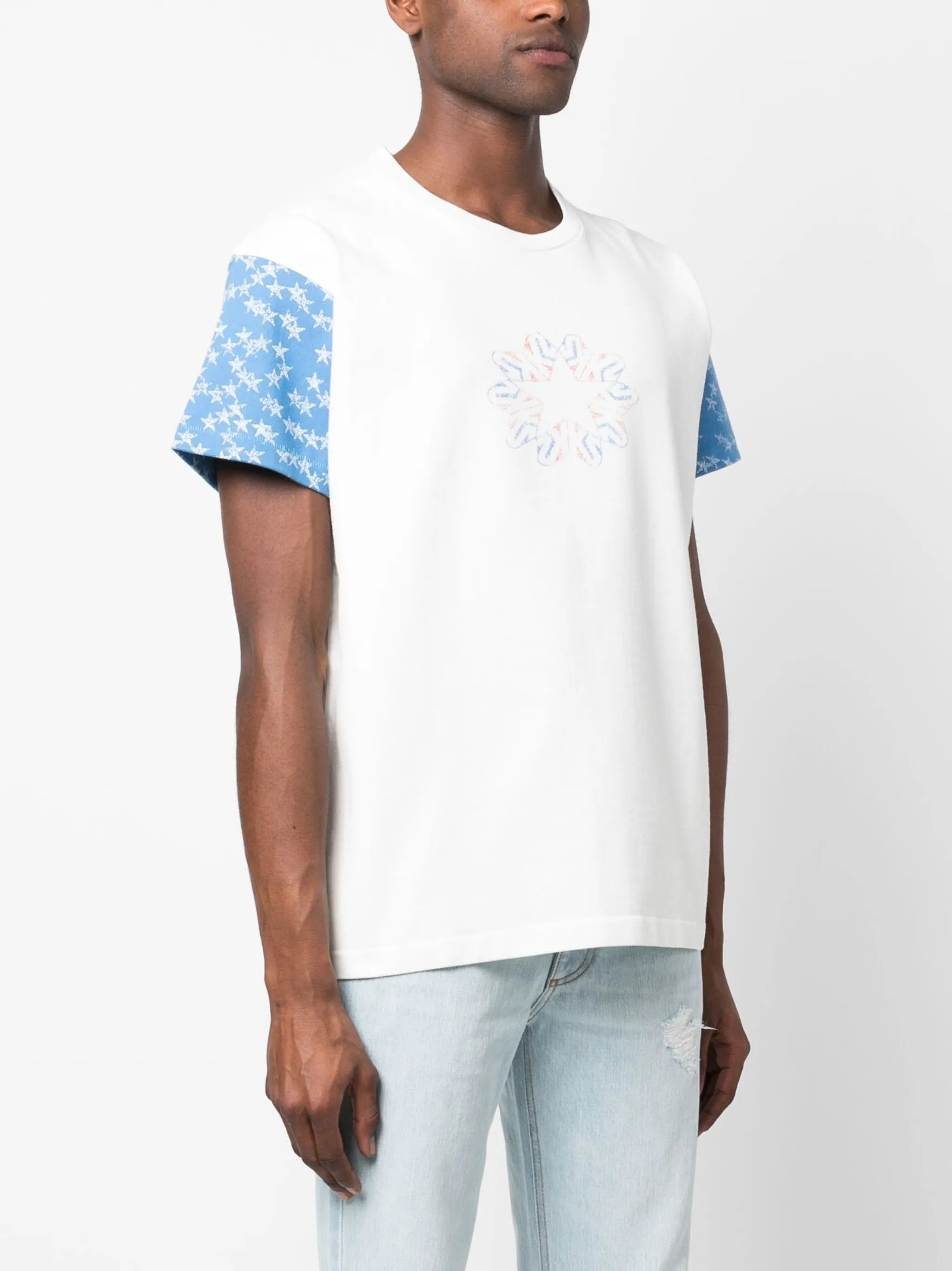 ERL o1y0125 T-Shirt in White/Blue Size US S / EU 44-46 / 1 - 2 Thumbnail