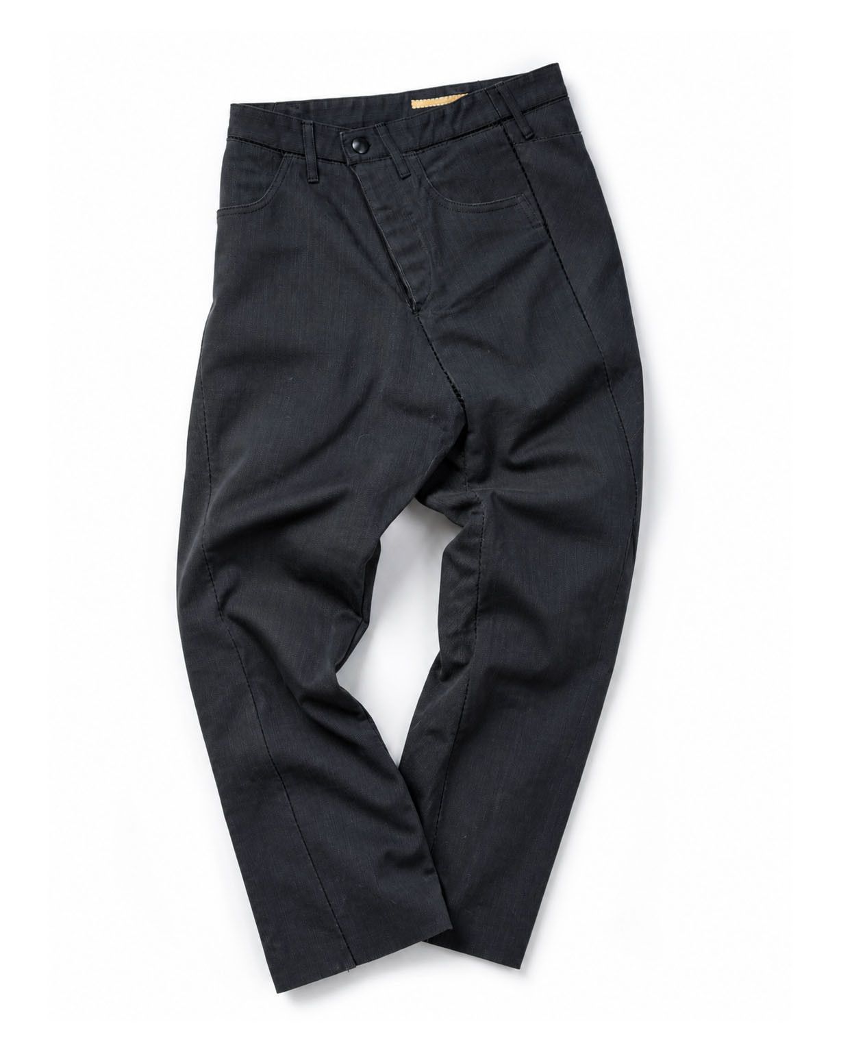 Carol Christian Poell Carol Christian Poell Asymmetrical Dropcrotch Overlock Jeans Size US 29 - 1 Thumbnail