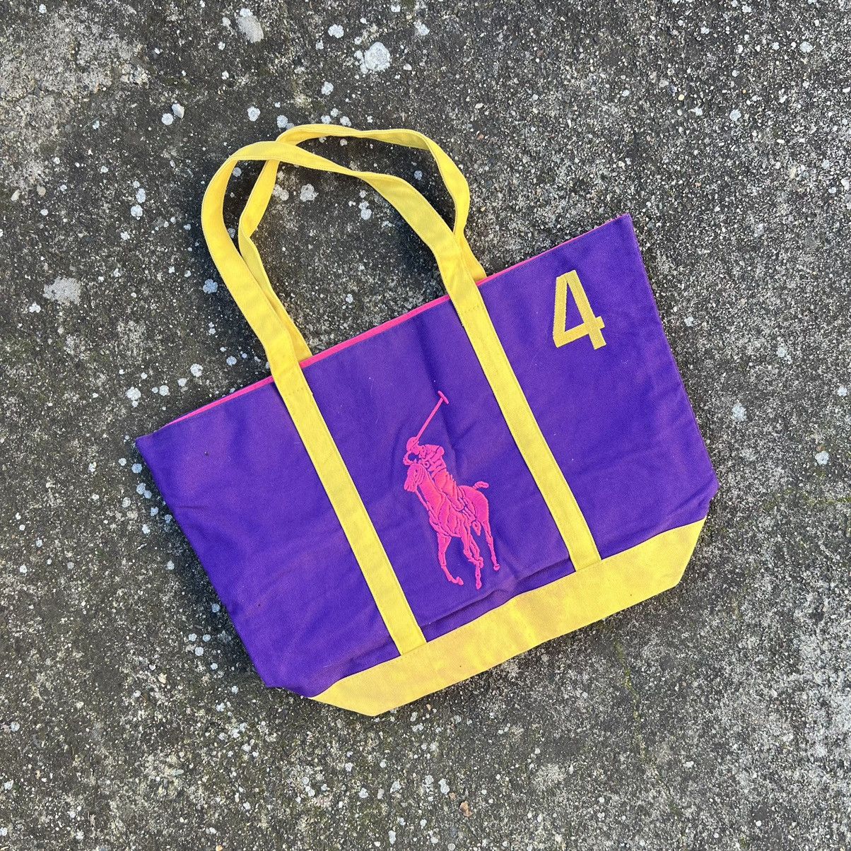 Ralph Lauren × Rugby Ralph Lauren × Vintage Vintage Ralph Lauren Rugby Fullprint Totebag Size ONE SIZE - 2 Thumbnail