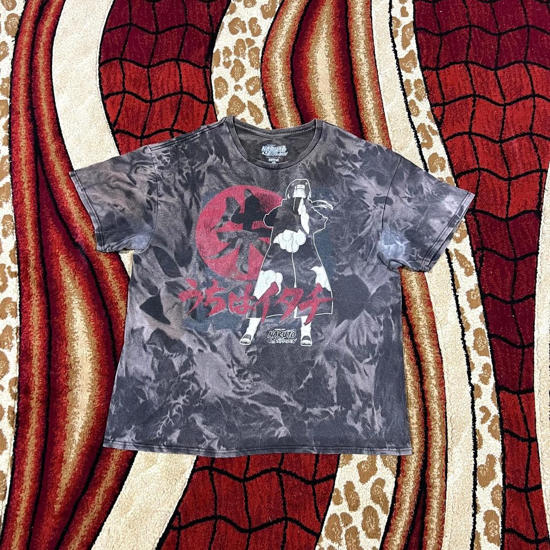 Anime Vintage Thrashed Faded Uchiha Itachi Akatsuki Naruto T Shirt Size US XL / EU 56 / 4 - 1 Thumbnail
