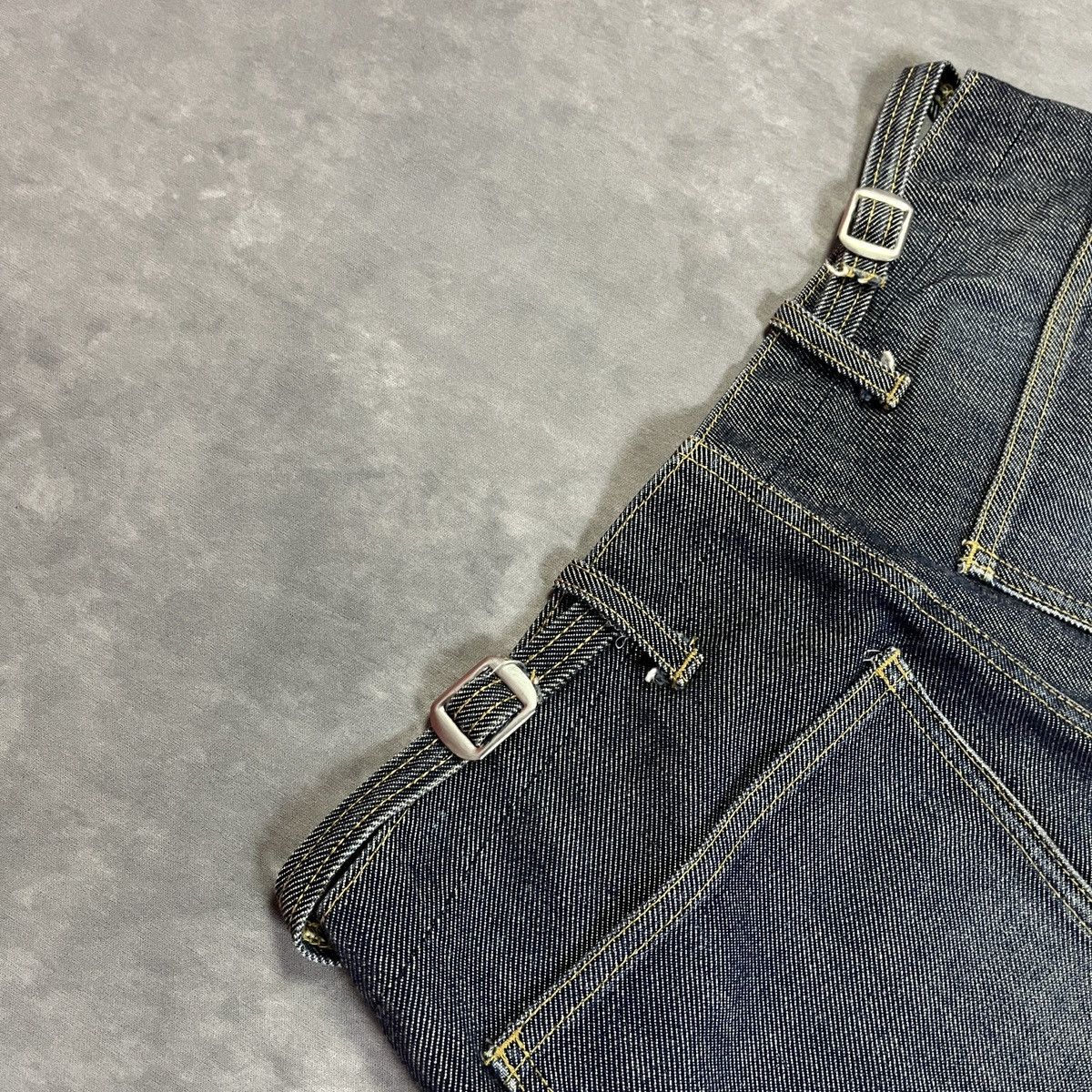 Zucca 2000s Zucca - Adjustable Waist Raw Denim Carpenter y2k Jeans Size US 28 / EU 44 - 10 Thumbnail