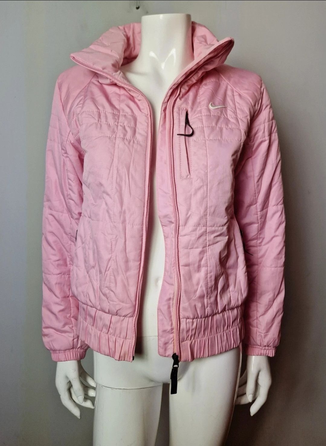 Nike Nike vintage pink puffer bomber jacket y2k 2000s Size S / US 4 / IT 40 - 3 Thumbnail