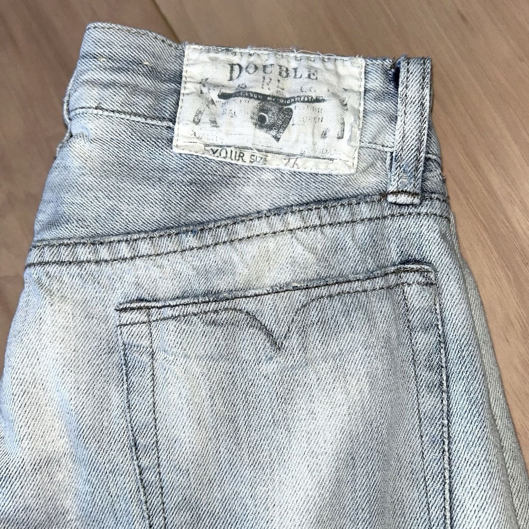Denime RRL Selvedge Light Wash Womens Skinny Fit Jeans - Vintage Size 26" / US 2 / IT 38 - 4 Thumbnail