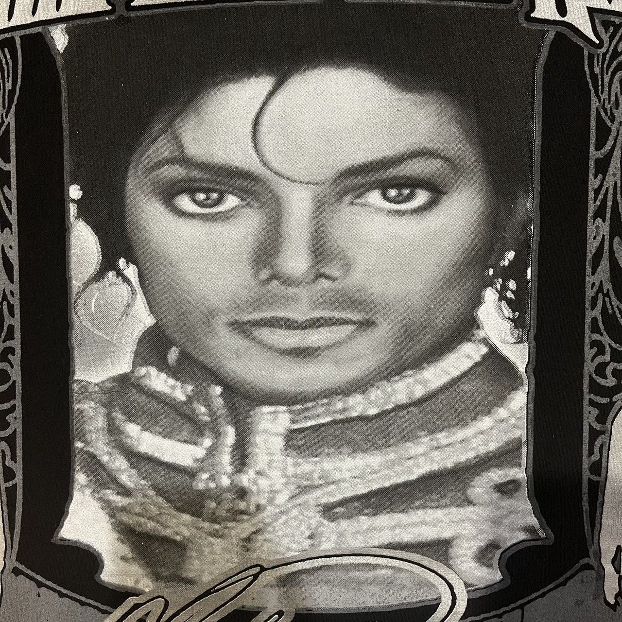 Vintage Vintage Michael Jackson T Shirt Size US XL / EU 56 / 4 - 3 Thumbnail