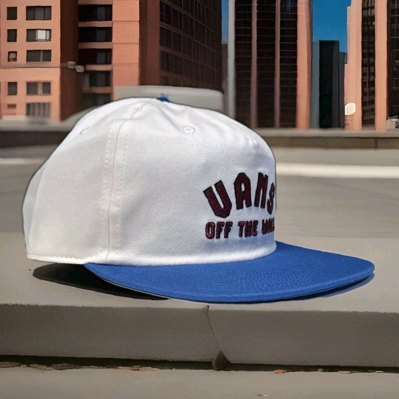 Vans VANS Classic Cap Hat Snapback Adult One Size White Embroidered Adjustable Classic Men Size ONE SIZE - 2 Thumbnail
