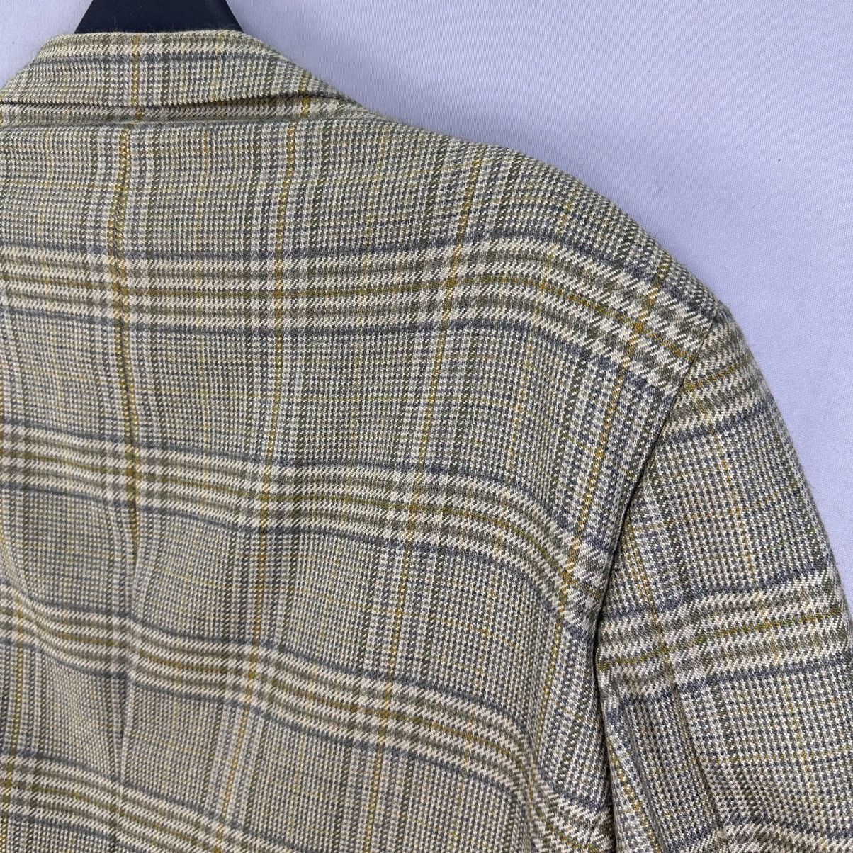 Burberry Vintage 90'a Burberrys New Wool Tartan Check Blazer Size US XL / EU 56 / 4 - 5 Thumbnail