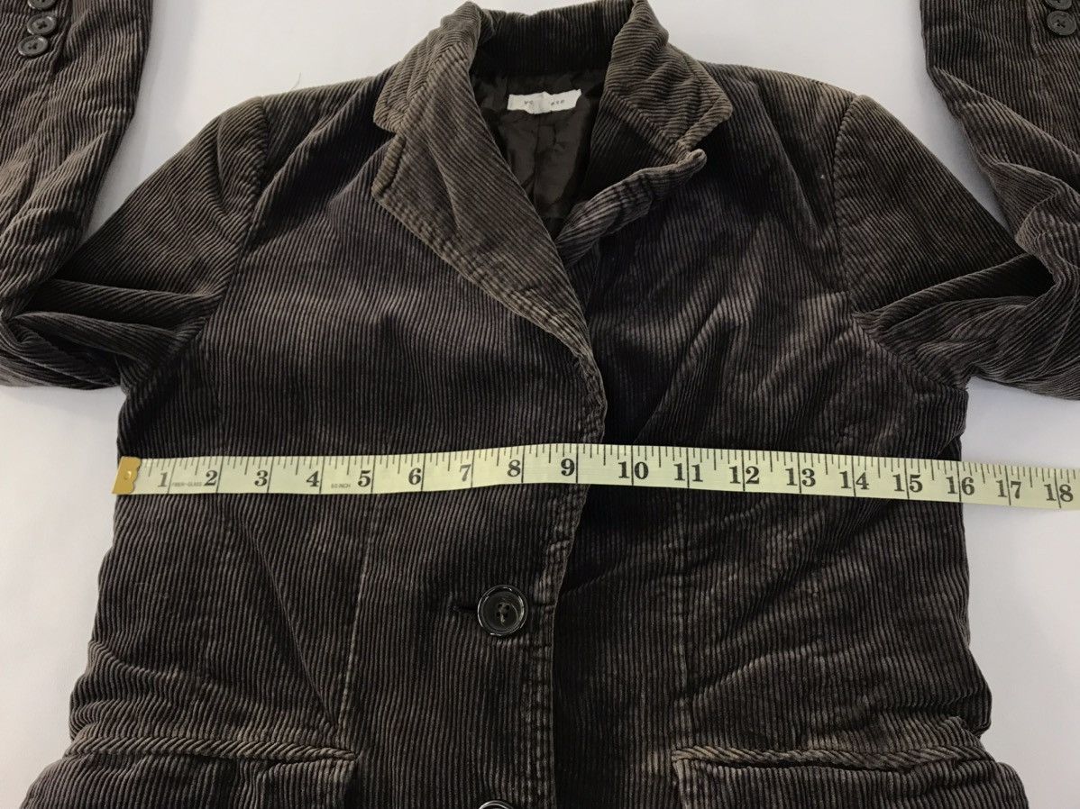 Japanese Brand Vert Dense Jacket Full Button Corduroy Design Size S / US 4 / IT 40 - 9 Thumbnail
