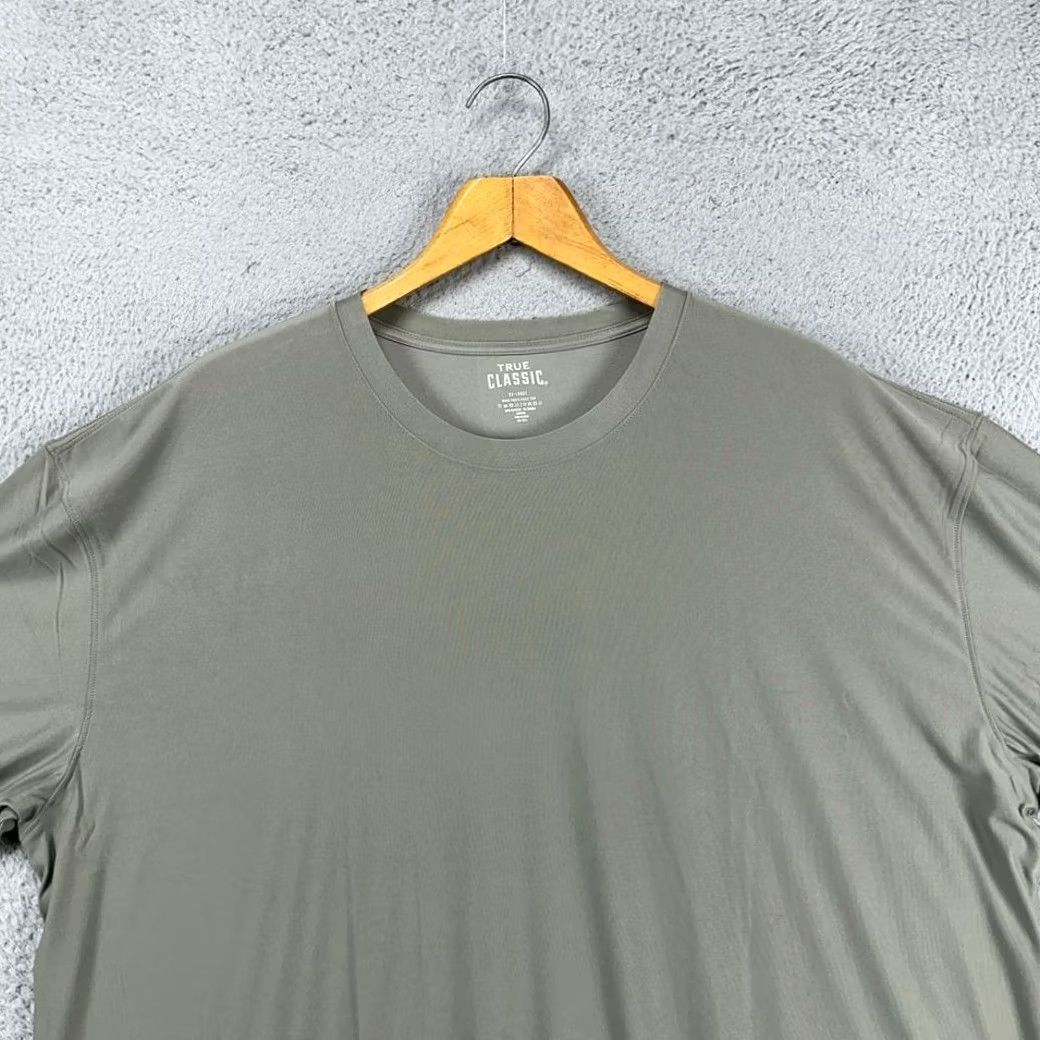 Vintage True Classic T-Shirt Adult 2XL Grey Athletic Cut Stretch Crewneck Tee Mens NEW Size US XXL / EU 58 / 5 - 2 Thumbnail