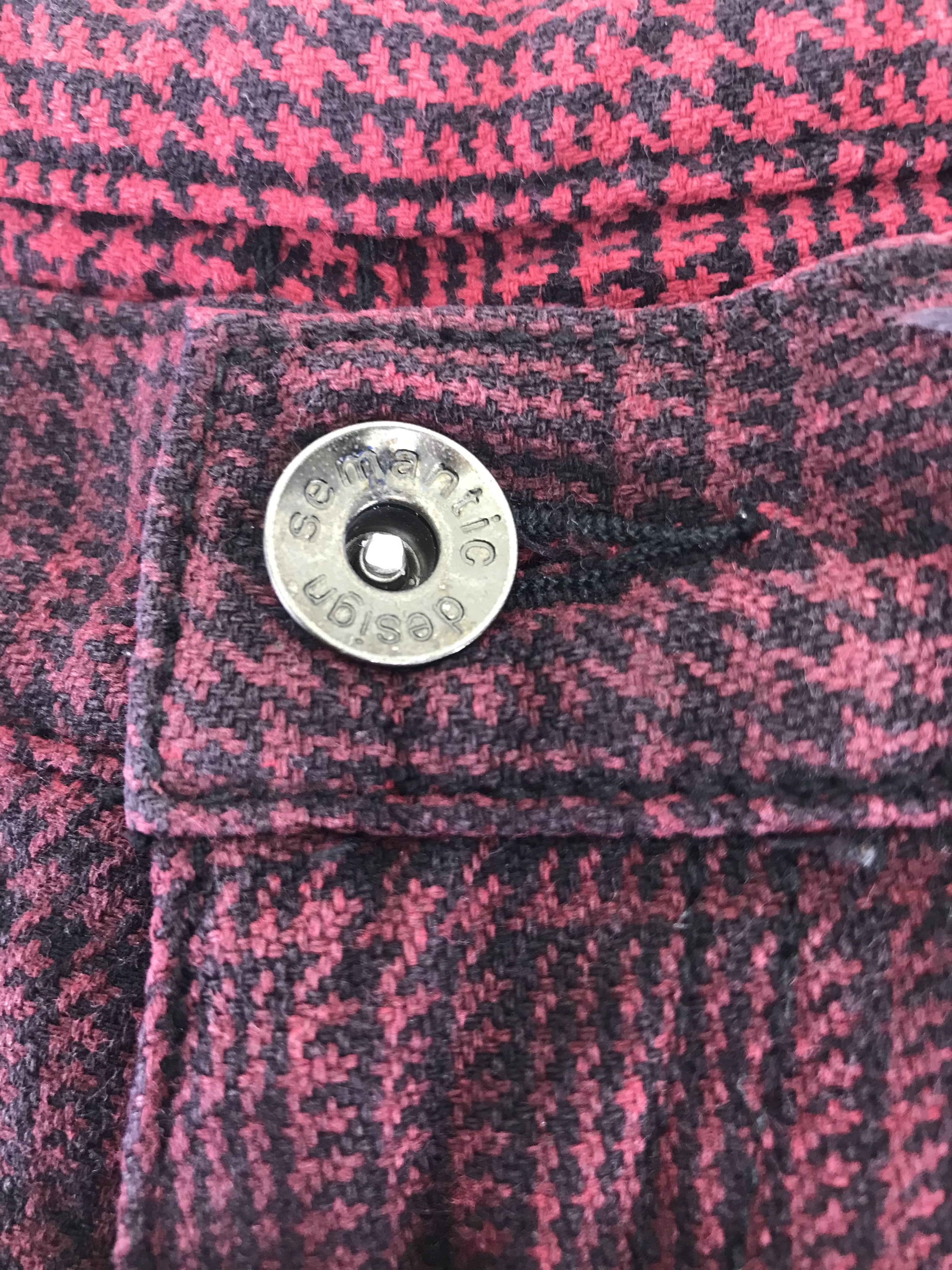 semanticdesign Vintage Semantic Design Plaid Flare Jeans Bell Bottom Denim Size US 32 / EU 48 - 10 Thumbnail