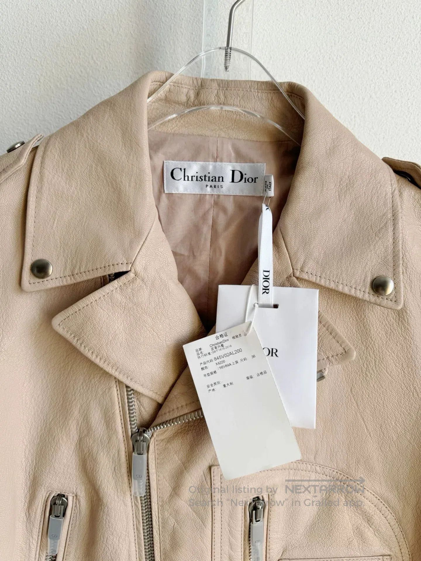 Dior Dior Classic Sheepskin Jacket. Size XS / US 0-2 / IT 36-38 - 3 Thumbnail