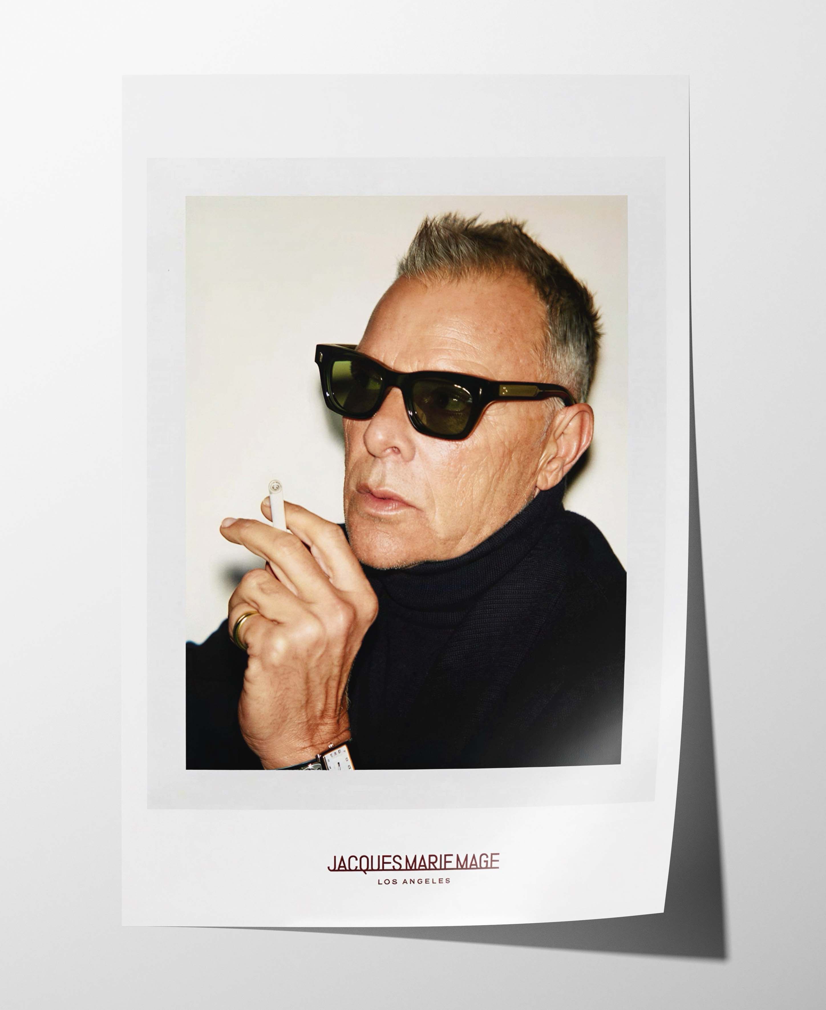 Jacques Marie Mage Jacques Marie Mage Sunglasses Poster Magazine Vintage Book Size ONE SIZE - 3 Thumbnail