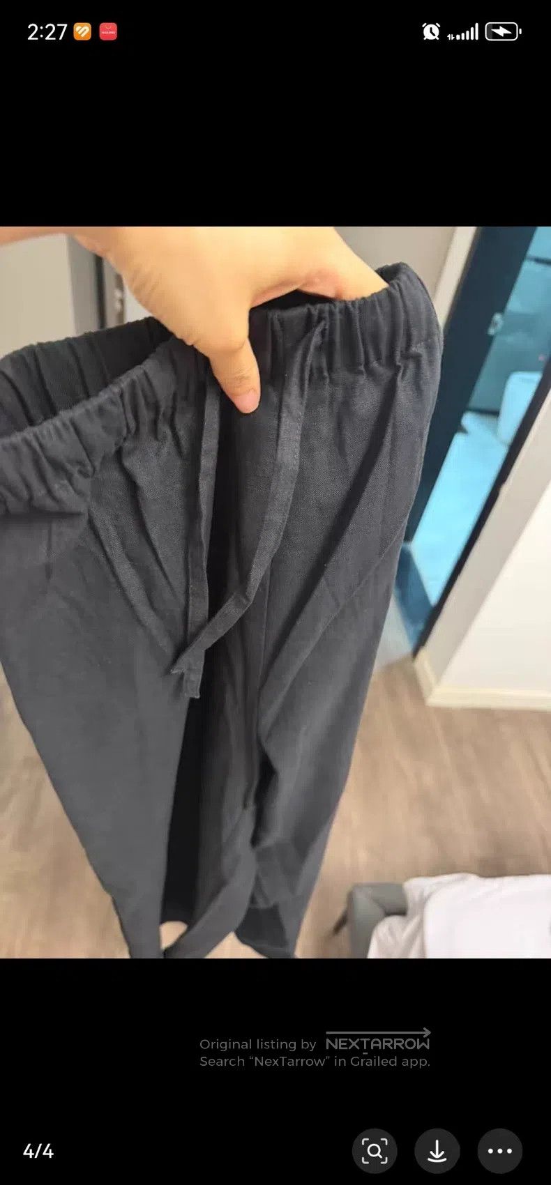The Row The Row Linen Black Wide Leg Pants Size 25" / US 0 / IT 36 - 4 Thumbnail