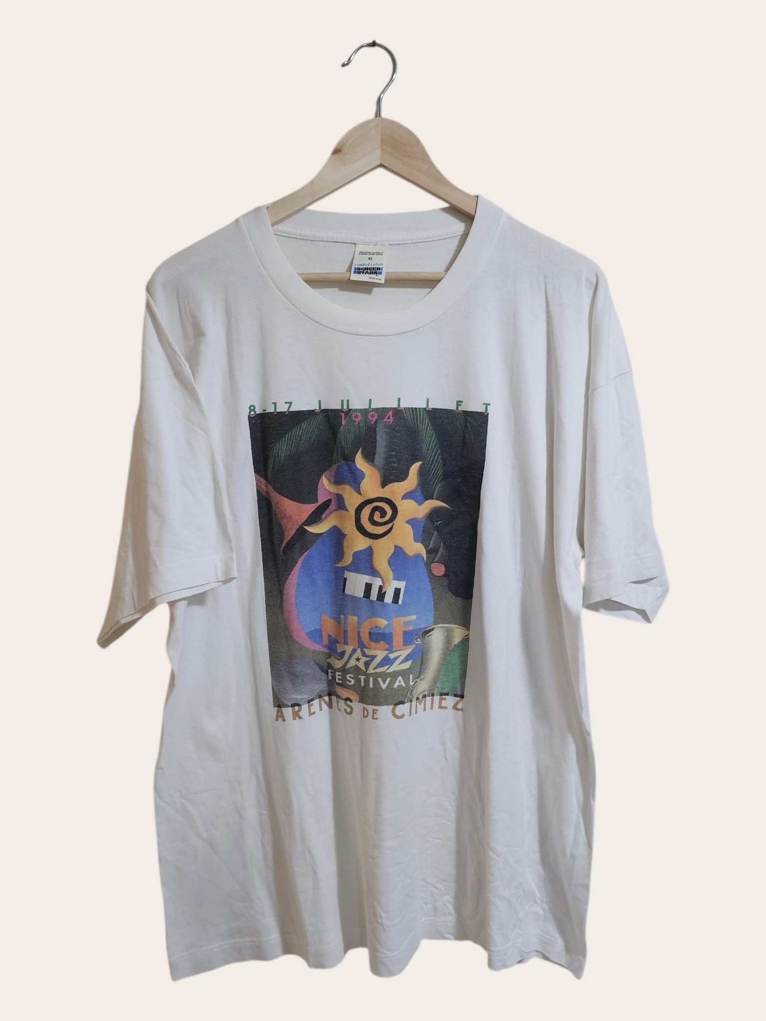 Vintage Nice Jazz Festival 1994 Tee Size US XL / EU 56 / 4 - 1 Thumbnail