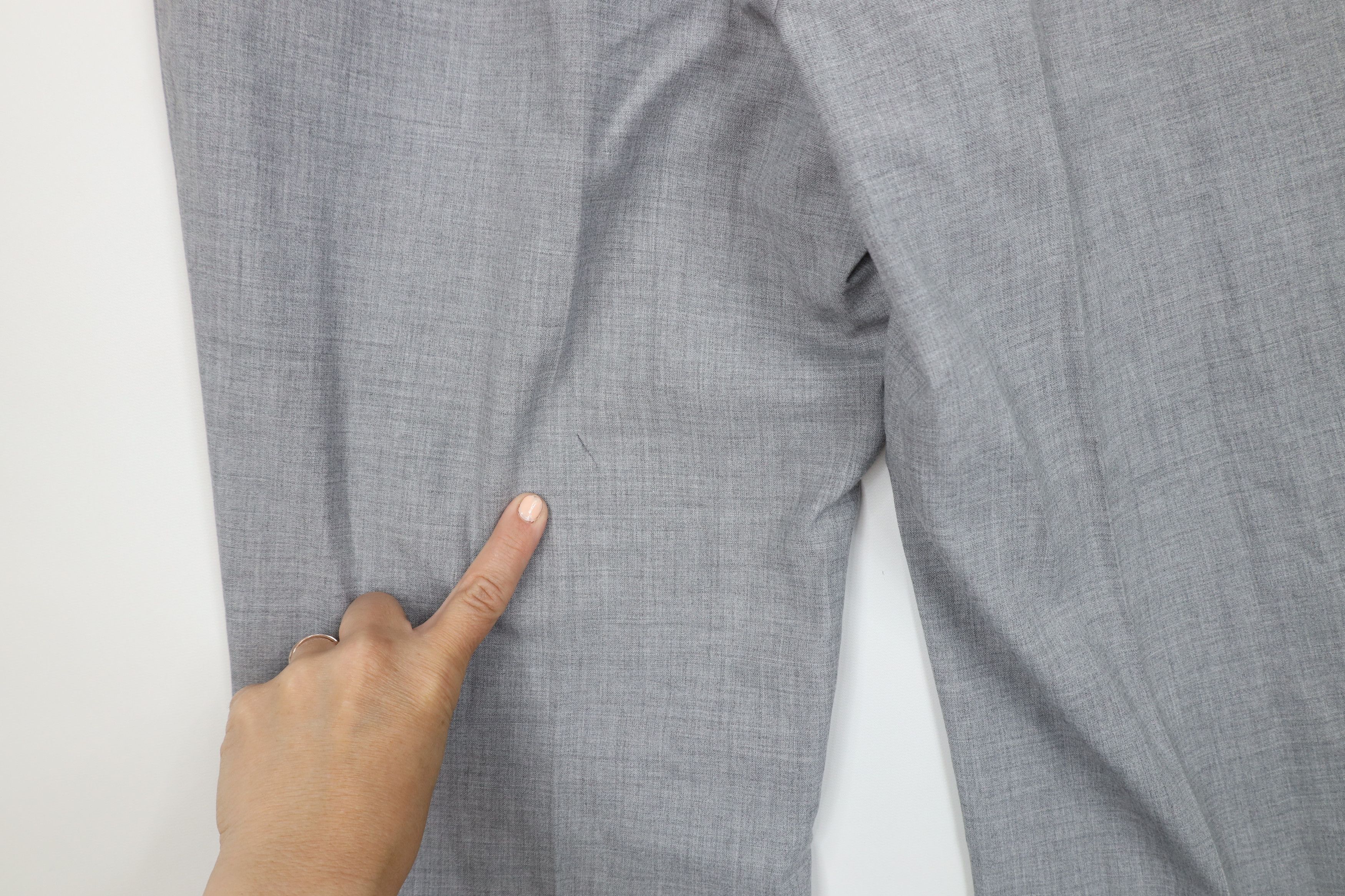 Vintage Vintage 70s Streetwear Chambray Bell Bottoms Pants Gray USA Size US 36 / EU 52 - 13 Thumbnail