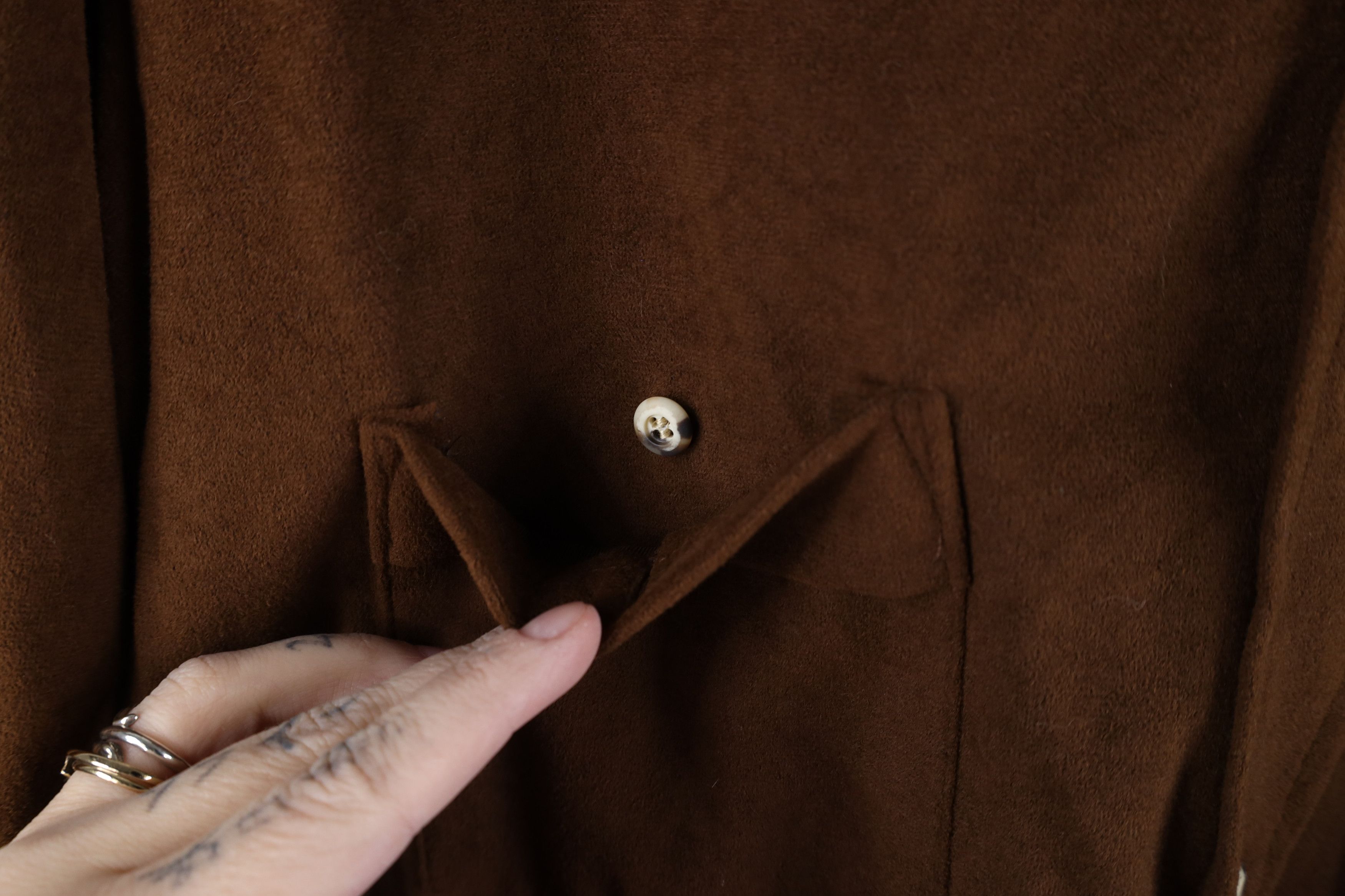 Vintage Vintage 60s 70s Streetwear Cloth Collared Button Shirt USA Size US L / EU 52-54 / 3 - 5 Thumbnail