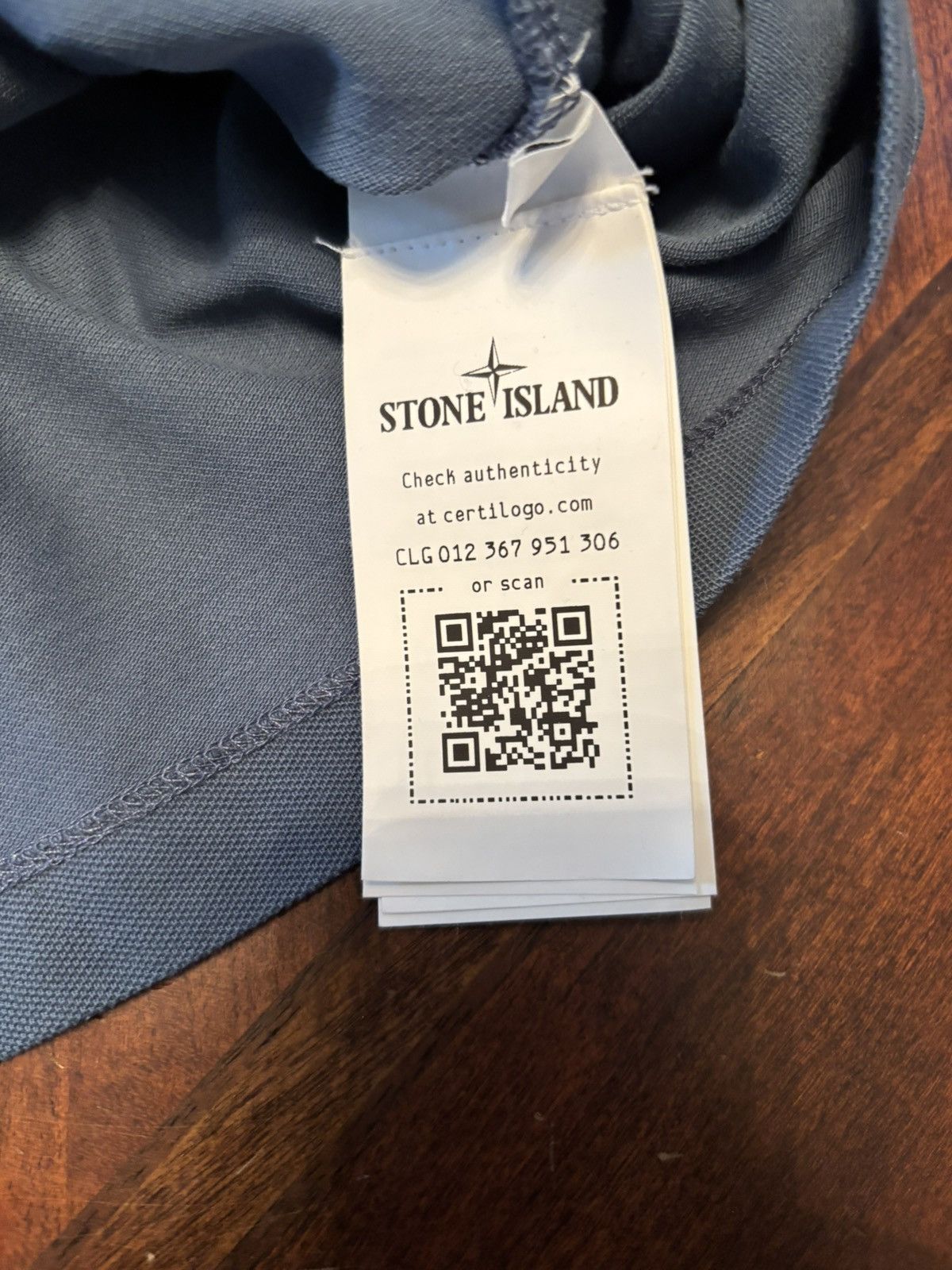 Stone Island Stone Island Avio blue compass patch polo 3XL Size US XXL / EU 58 / 5 - 4 Thumbnail