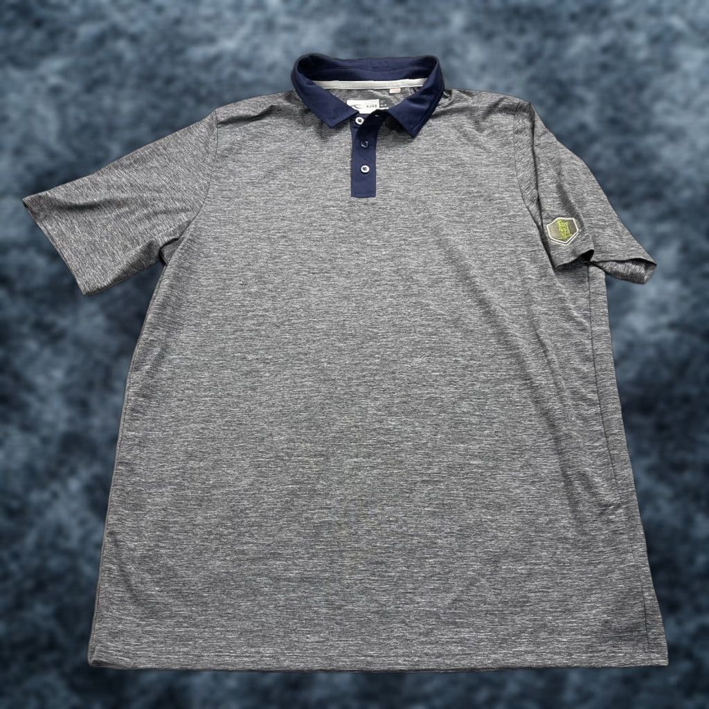 KJUS KJUS Polo Shirt Mens M Gray Logo Golf Stretch Short Sleeve Polo Sports Casual Activewear Shirt Size US M / EU 48-50 / 2 - 1 Thumbnail