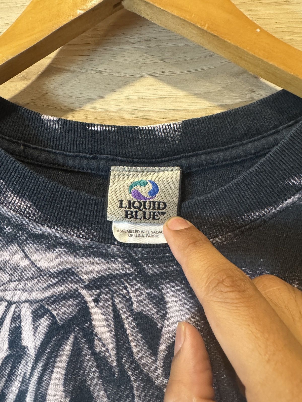 Liquid Blue × Vintage VINTAGE 2003 LIQUID BLUE APACHE WOLF DREAMCATCHER Size US L / EU 52-54 / 3 - 4 Thumbnail