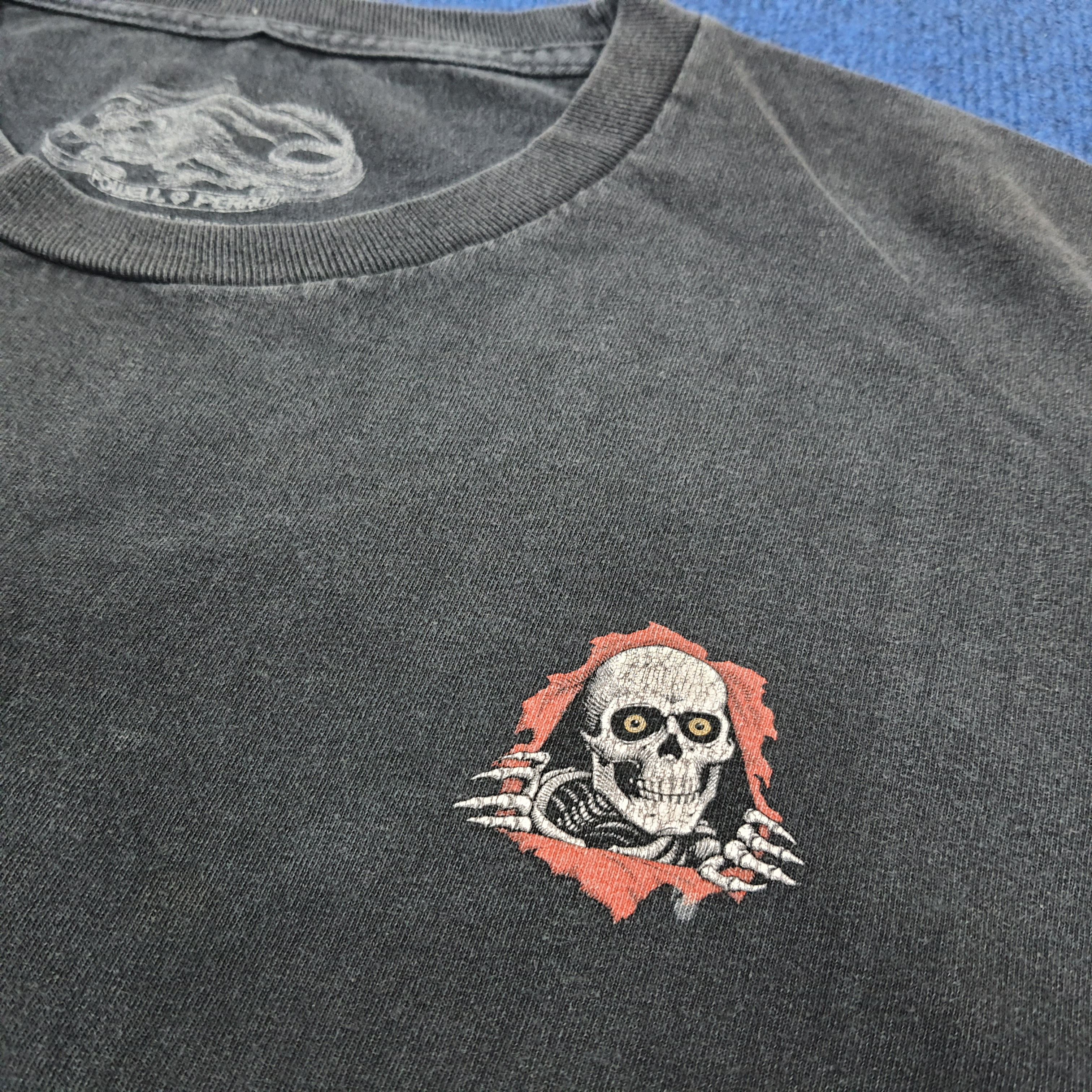 Powell Peralta × Vintage Vintage Powel Peralta Skate Shop Tshirt Size US XL / EU 56 / 4 - 4 Thumbnail