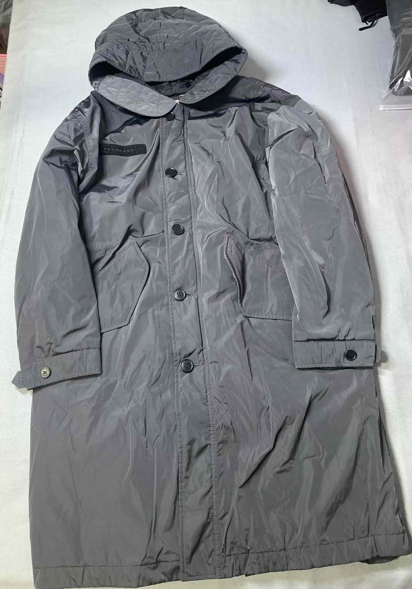 Burberry Burberry Metallic Nylon Long Fishtail Parka Size US M / EU 48-50 / 2 - 1 Thumbnail