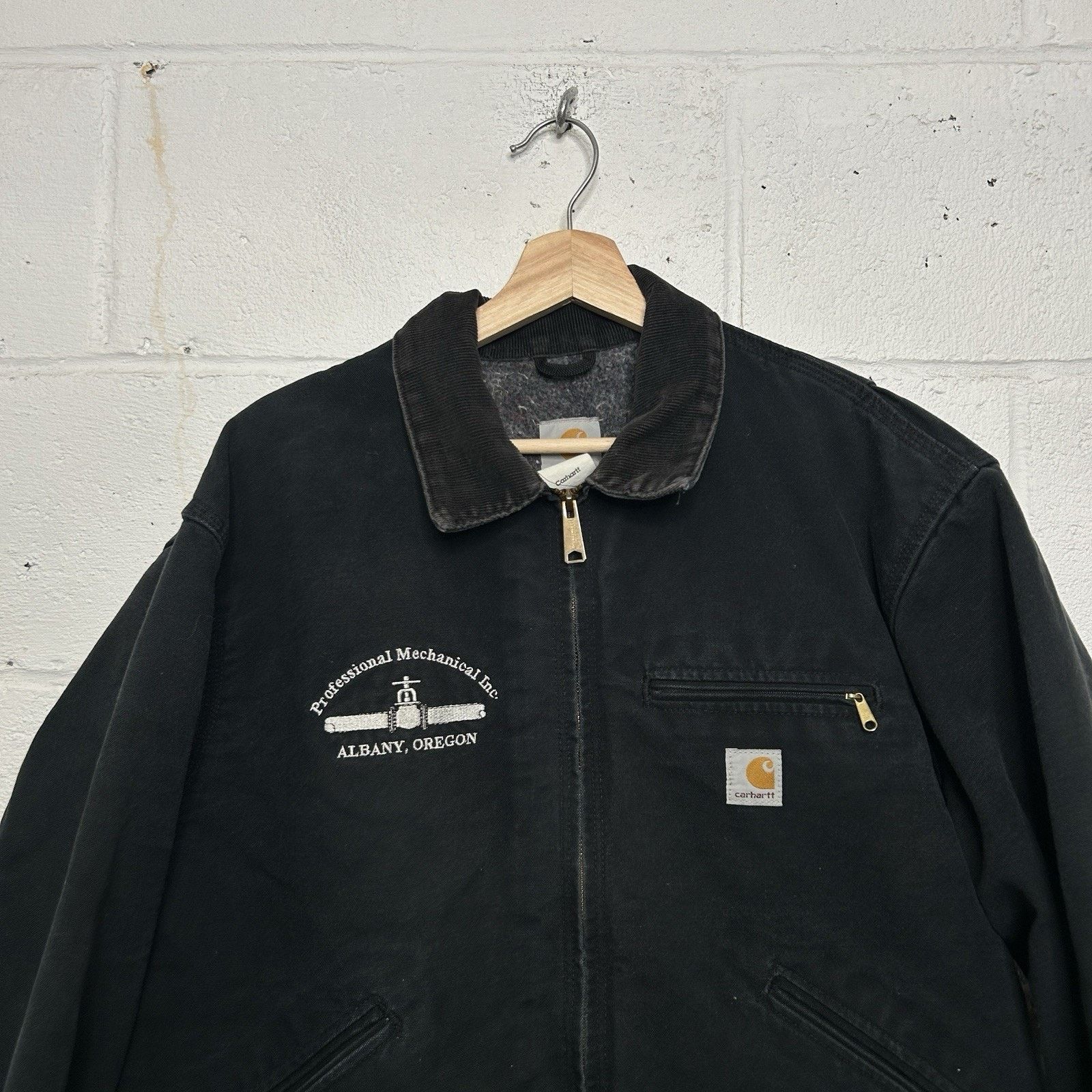 Carhartt Vintage Carhartt Blanket-Lined Detroit Jacket “Black” J01 Size US XL / EU 56 / 4 - 3 Thumbnail