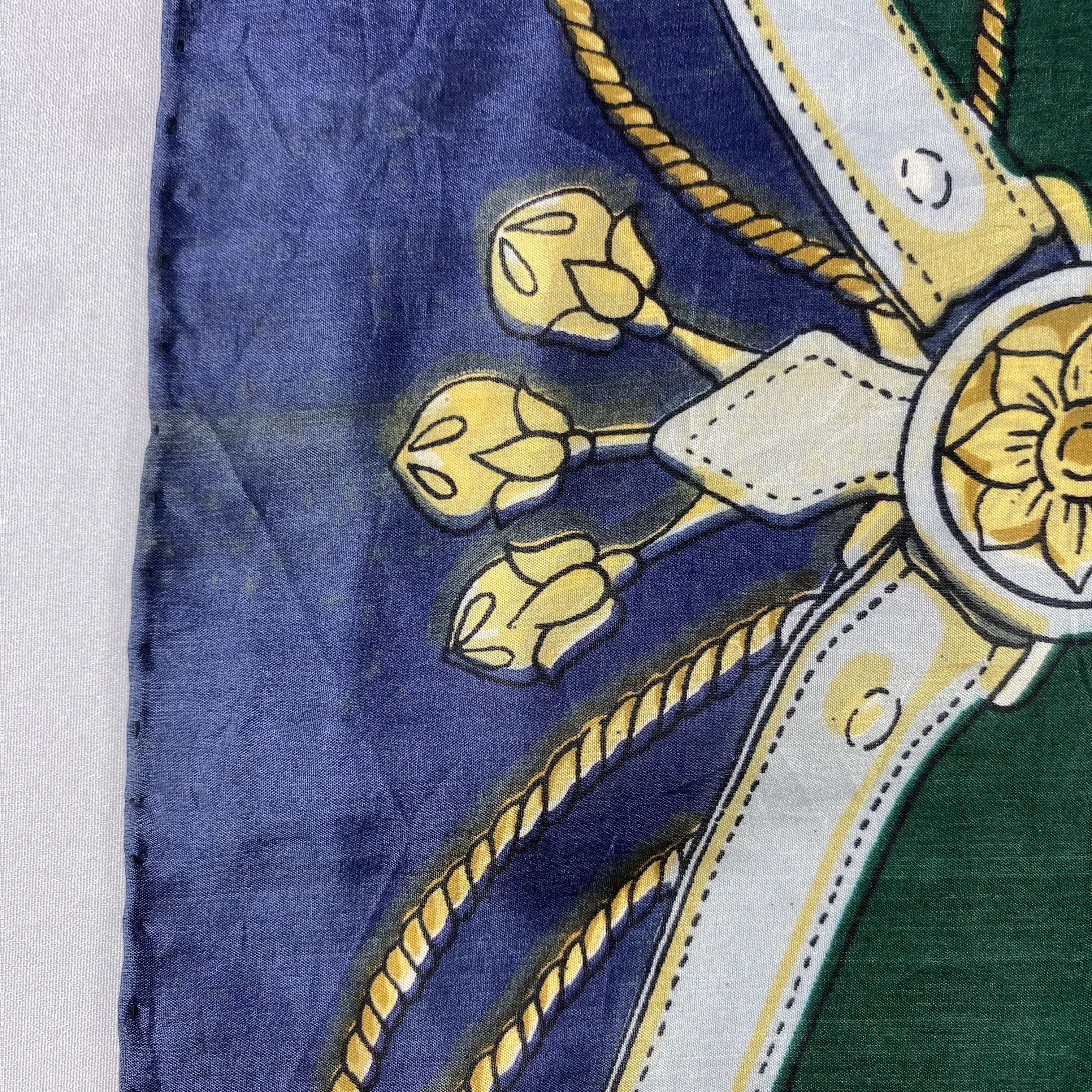 Japanese Brand × Vintage Vintage Italian Silk Scarf Hand Rolled SS047 Size ONE SIZE - 6 Thumbnail