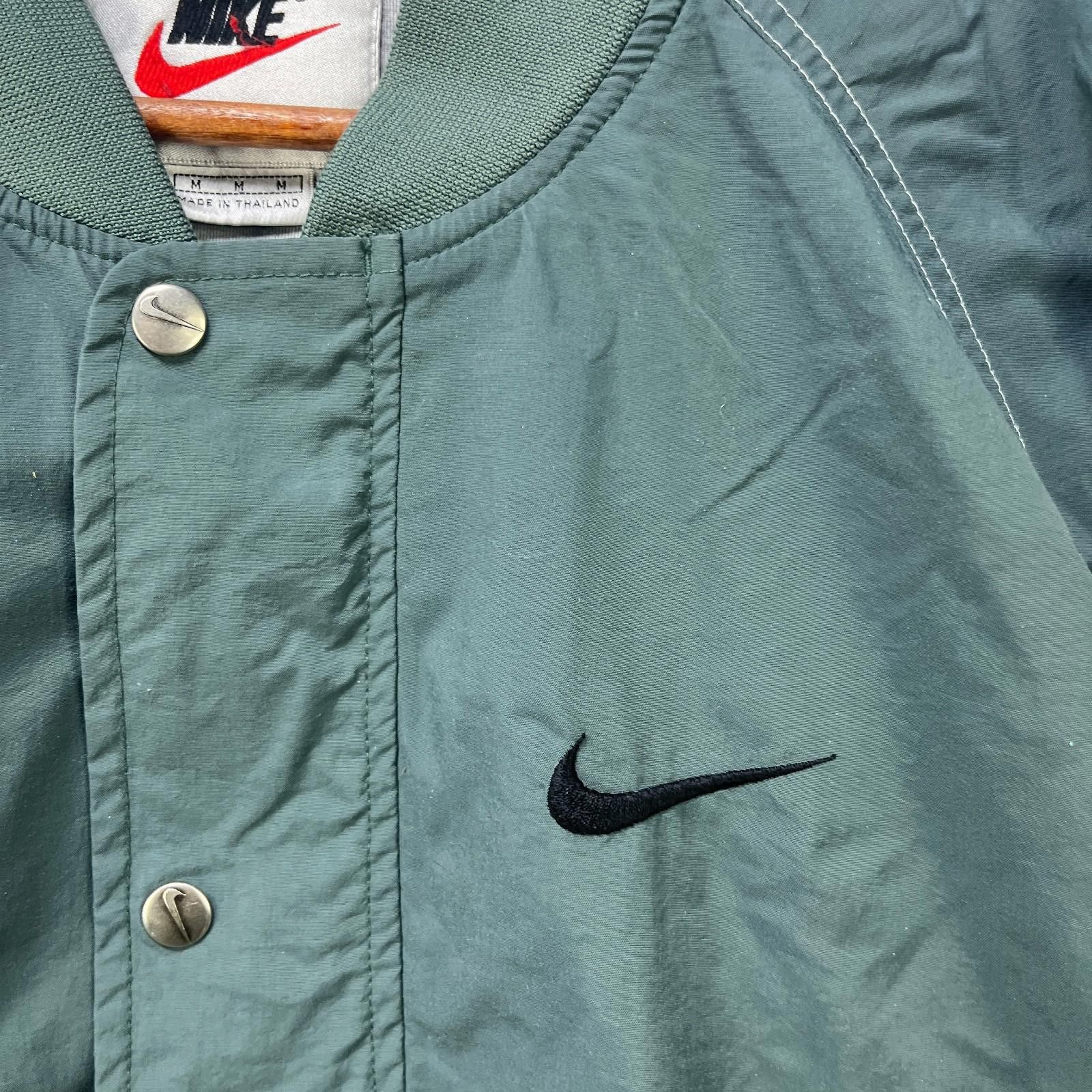 Nike Vintage 90s Nike Bomber Windbreaker Jacket Medium Swoosh Size US M / EU 48-50 / 2 - 3 Thumbnail