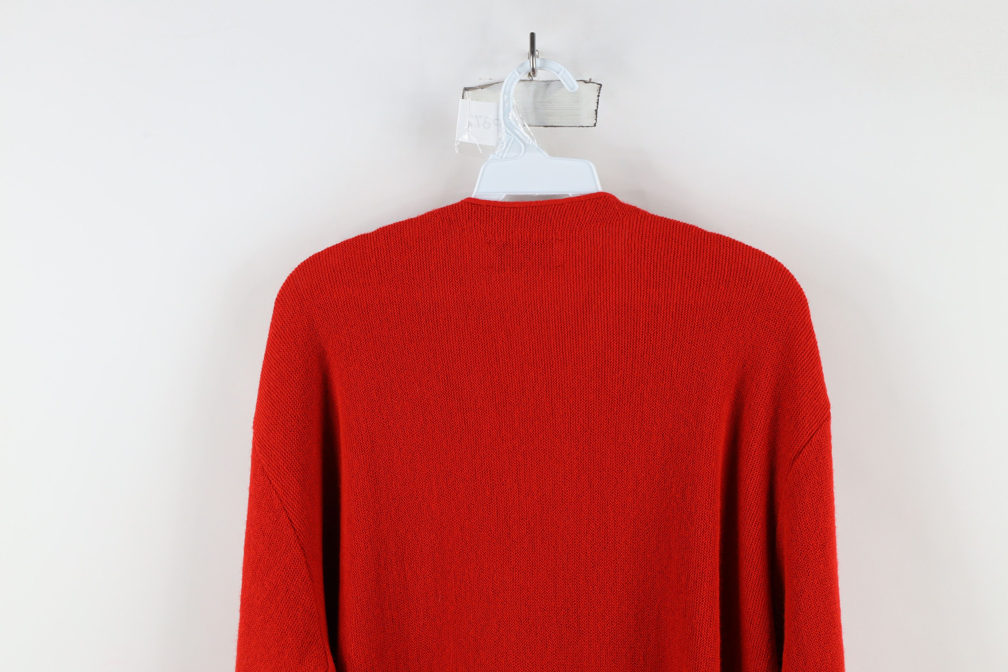 Vintage Vintage 70s Streetwear Cardigan Sweater Red Acrylic USA Size US XL / EU 56 / 4 - 9 Thumbnail