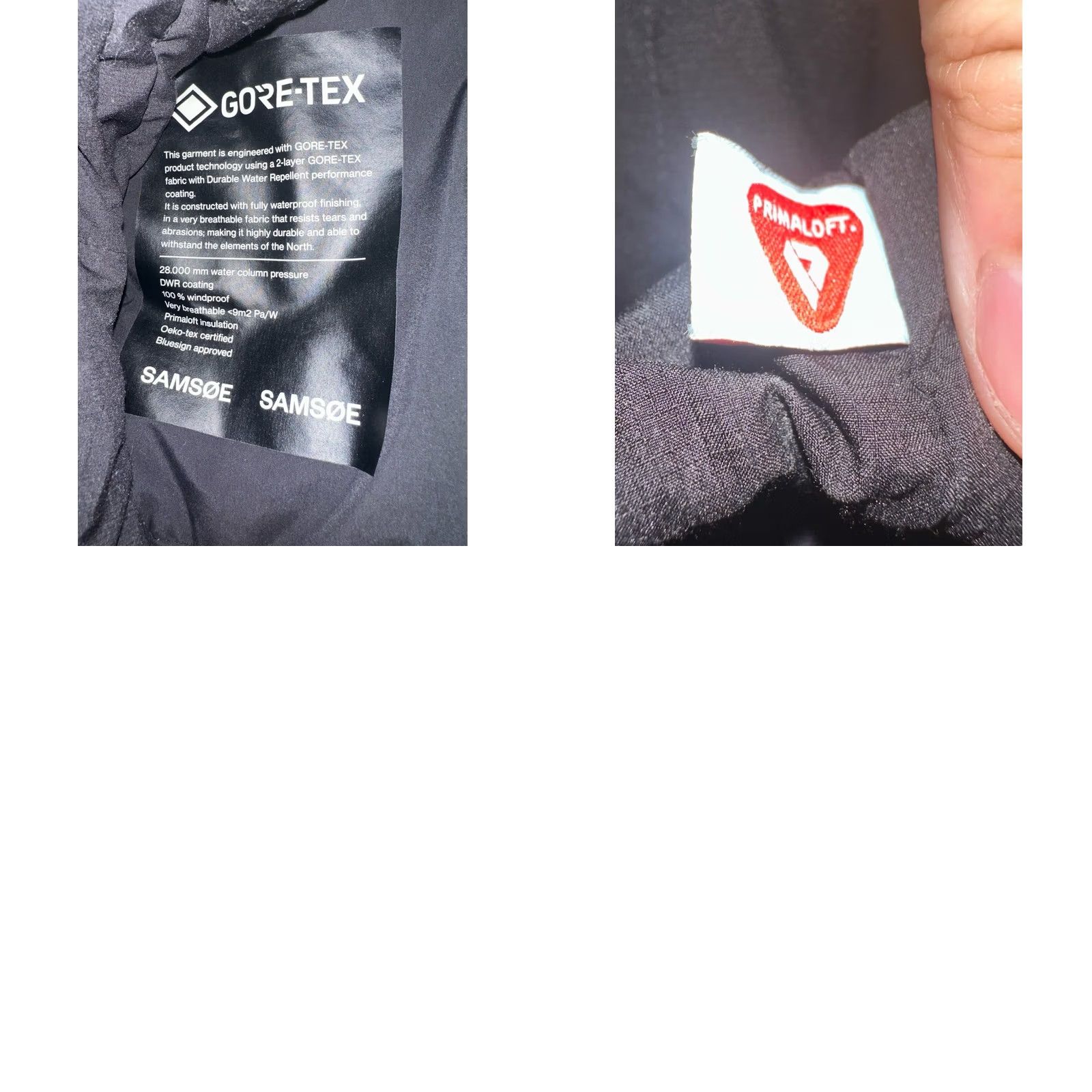 Vintage samsoe Jacket XL Black Gore Tex Claus Puffer Anorak Size US XL / EU 56 / 4 - 9 Thumbnail