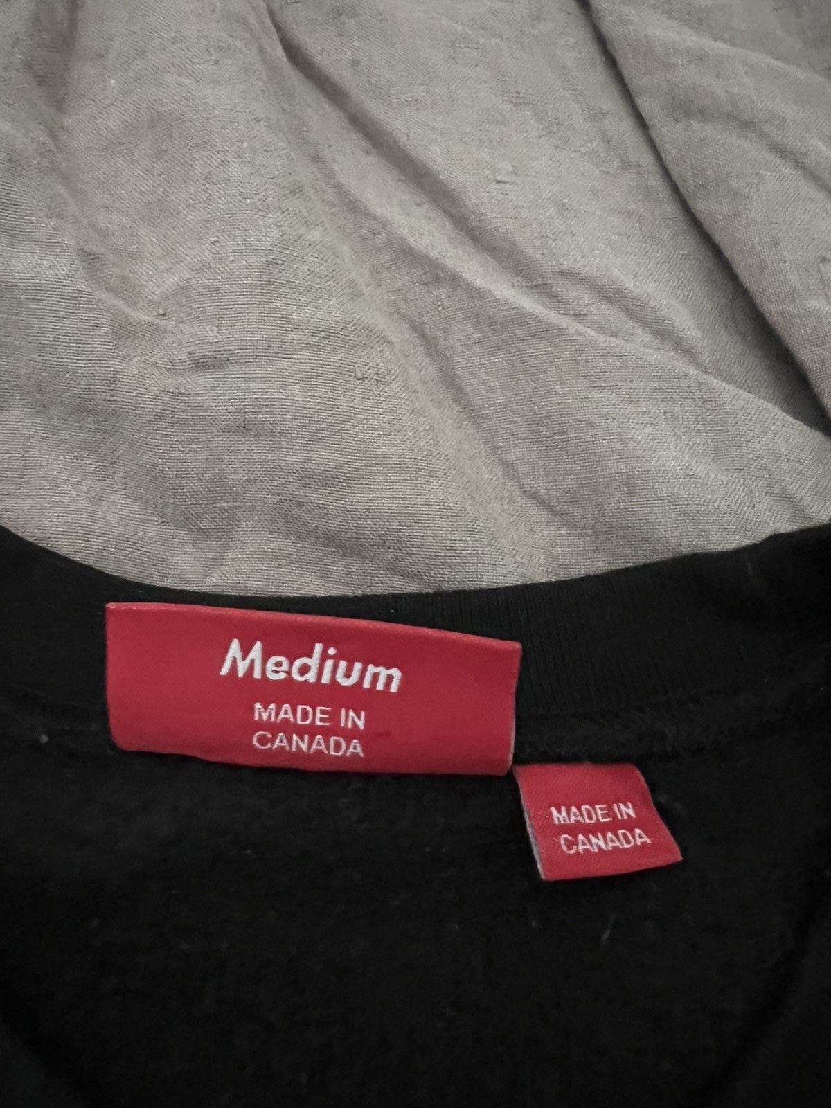 Supreme Size Medium Supreme Plaid Arc Crewneck Black Size US M / EU 48-50 / 2 - 6 Thumbnail