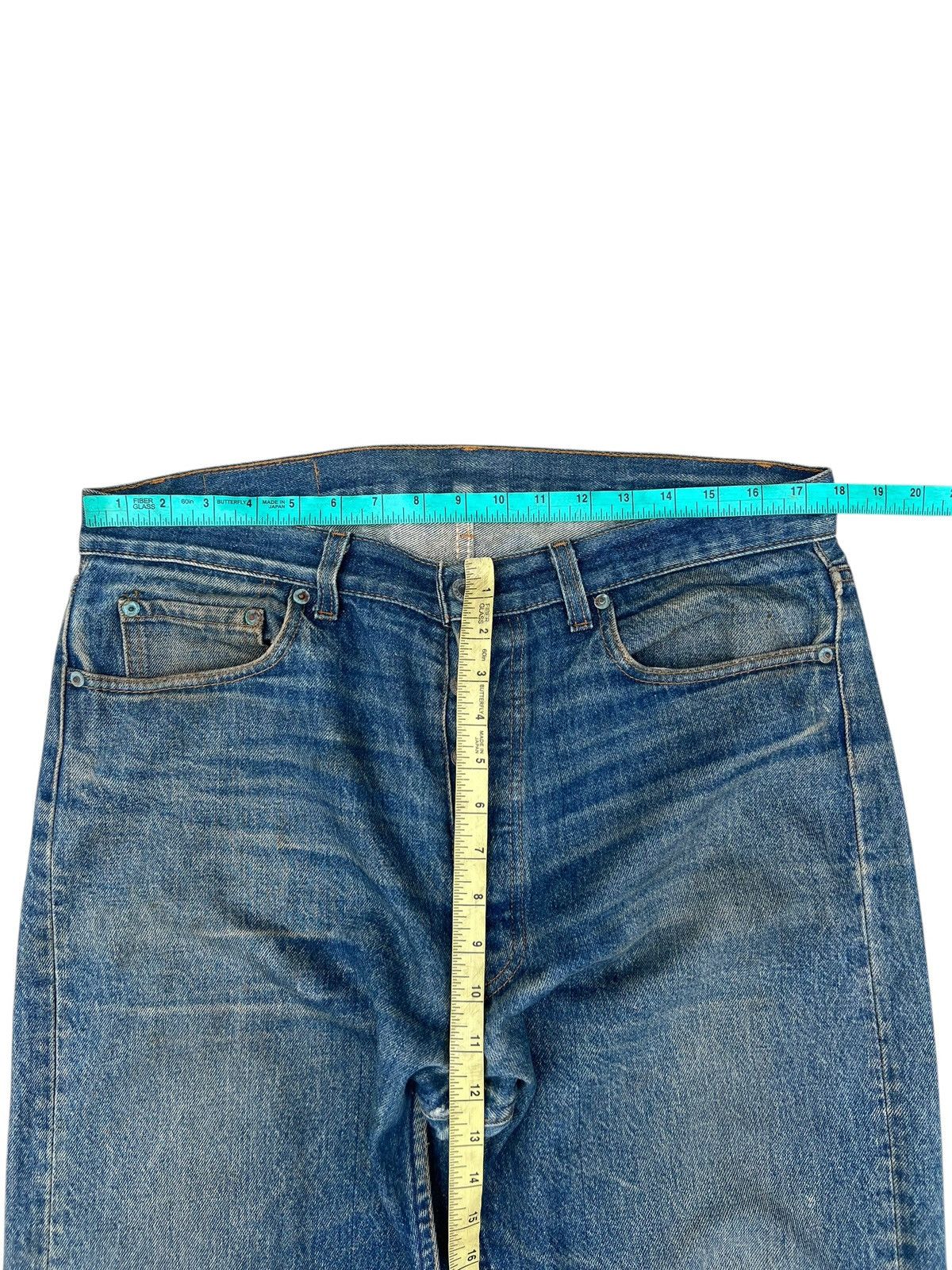 Levi's Vintage 80s Levi’s 501 Made in USA Dirty Mud Denim Jeans Size US 35 - 4 Thumbnail