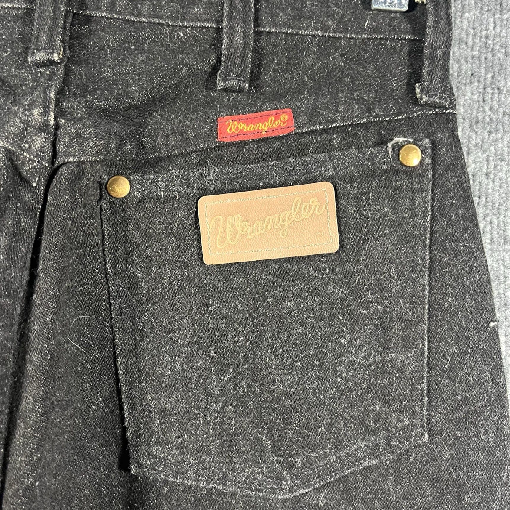 Wrangler VINTAGE Wrangler Jeans Women 27x31 Black Denim USA Made 90s Western 14MWZ Size 27" / US 4 / IT 40 - 3 Thumbnail