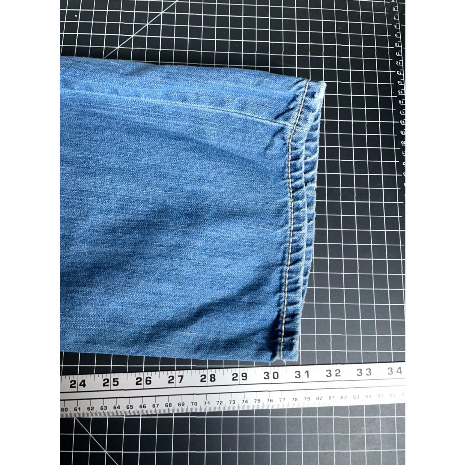 Vintage Men's BKE Seth Jeans 36R Blue Denim Straight Leg 36 x 31 Contrast Fades Y2K Size US 36 / EU 52 - 6 Thumbnail