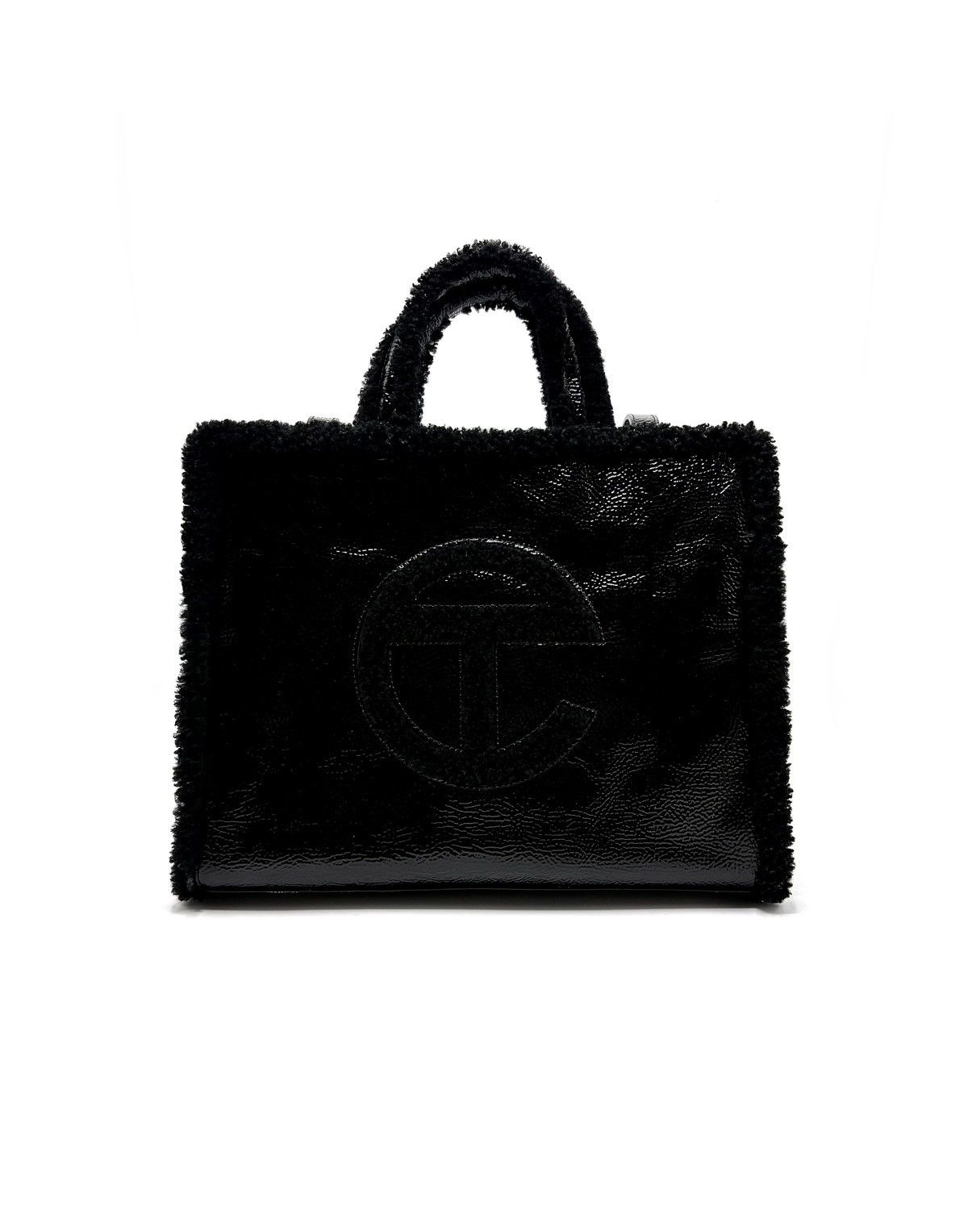Telfar × Ugg UGG x Telfar Large Shopper Bag- Black Patent Leather Size ONE SIZE - 2 Thumbnail