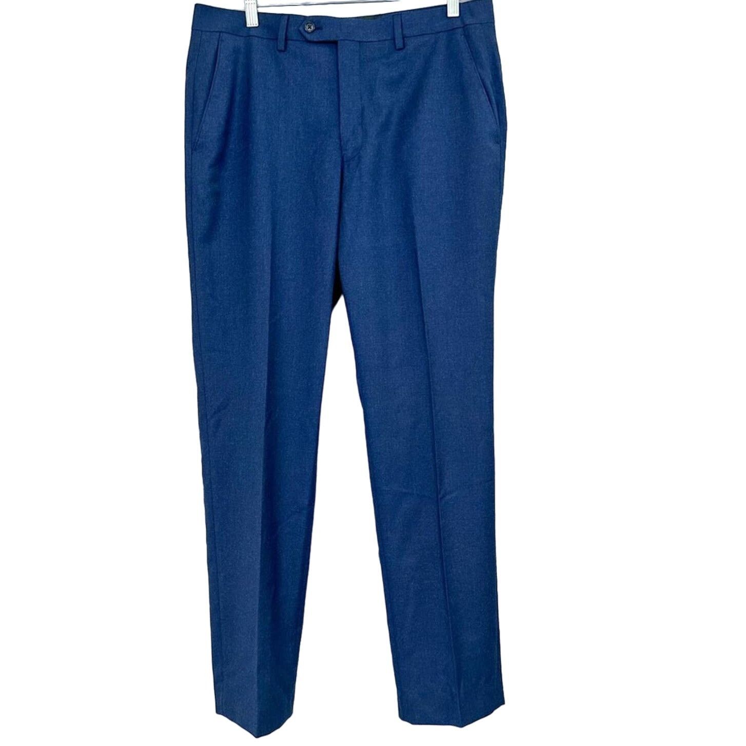 Michael Kors Michael Kors Bright Navy Tailorable Dress Pants NWT, Size 36 Size 34R - 1 Thumbnail
