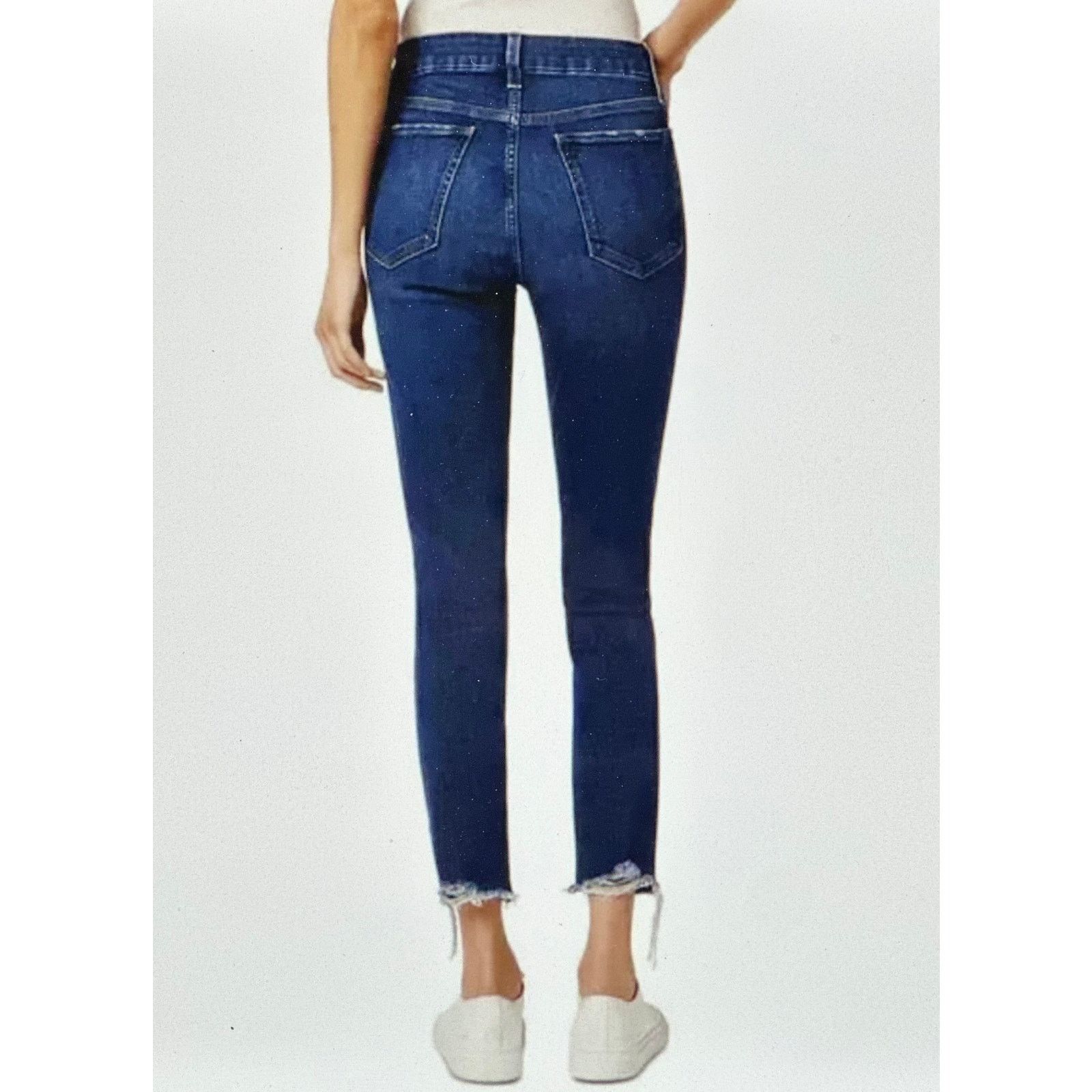 Joe's Joes Jeans The Honey Hi Rise Curvy Skinny Crop Boketto 23 Size 23" - 4 Thumbnail