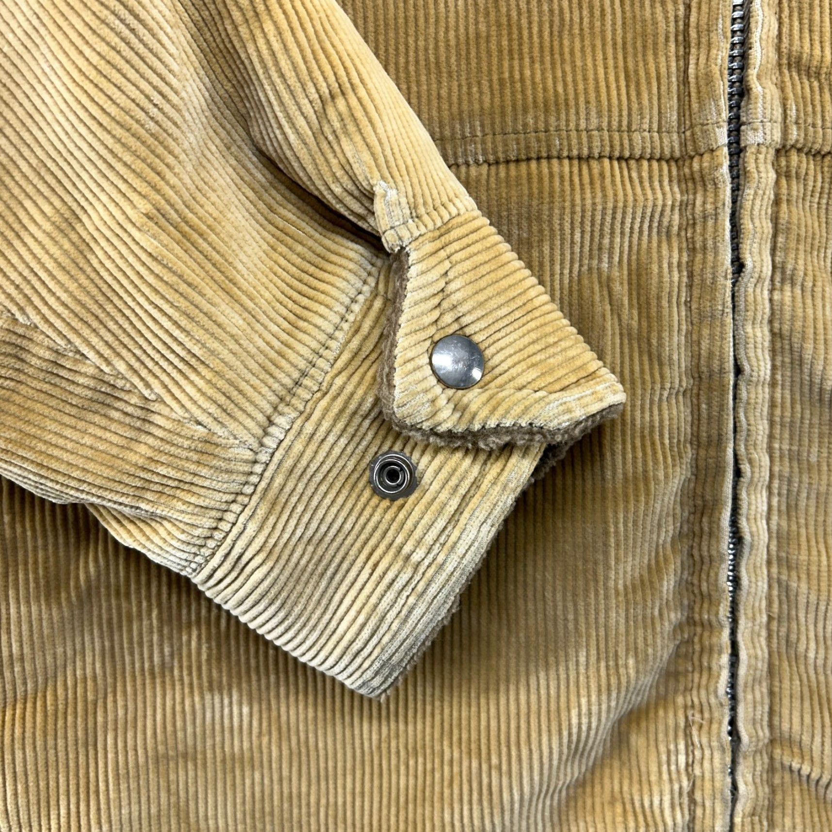 Vintage VINTAGE Mighty Mac Jacket Men XL Brown Corduroy Hooded Shearling Lined USA 70s Jacket/Coat Mid-Length, 90s, Western Mens Size US XL / EU 56 / 4 - 5 Thumbnail