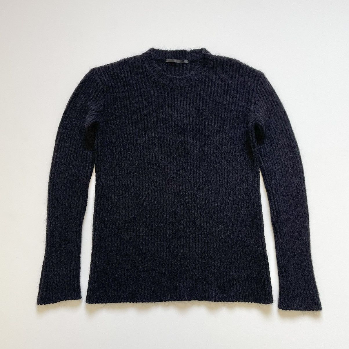 Haider Ackermann Ribbed Black Mohair Sweater Size US L / EU 52-54 / 3 - 16 Thumbnail