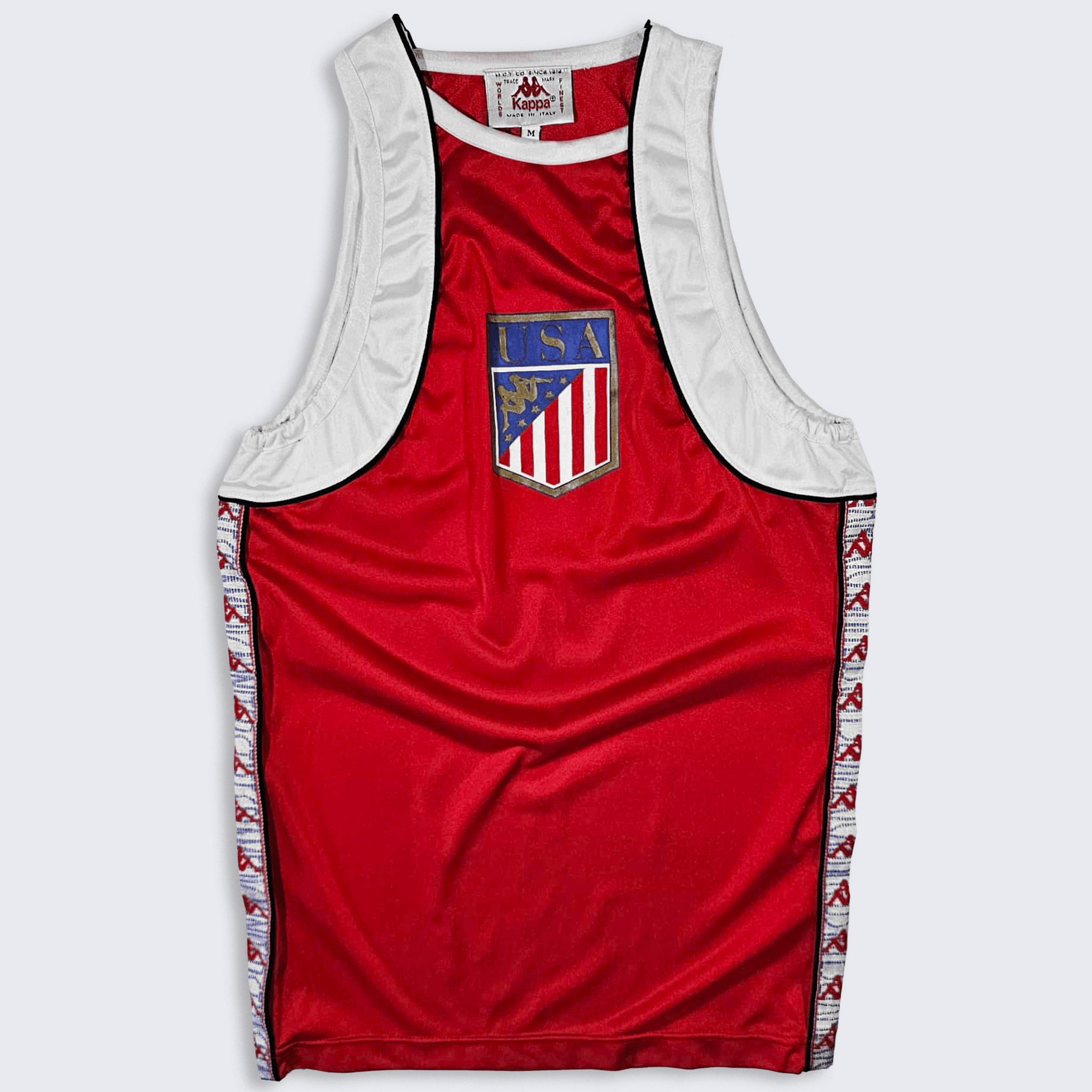 USA Track Vintage 80s Kappa Running Tank Top Singlet Shirt