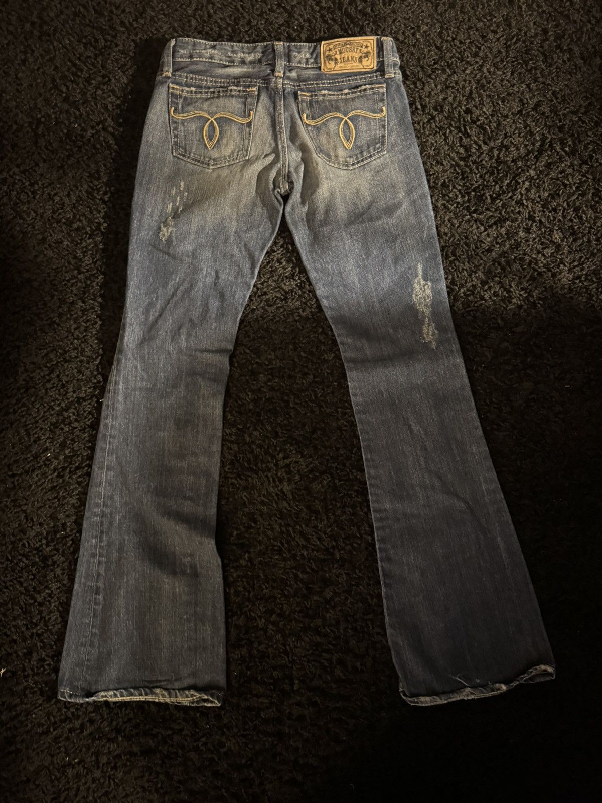 MOUSSY Flared Vintage Moussy Denim Jeans Size 25" / US 0 / IT 36 - 3 Thumbnail