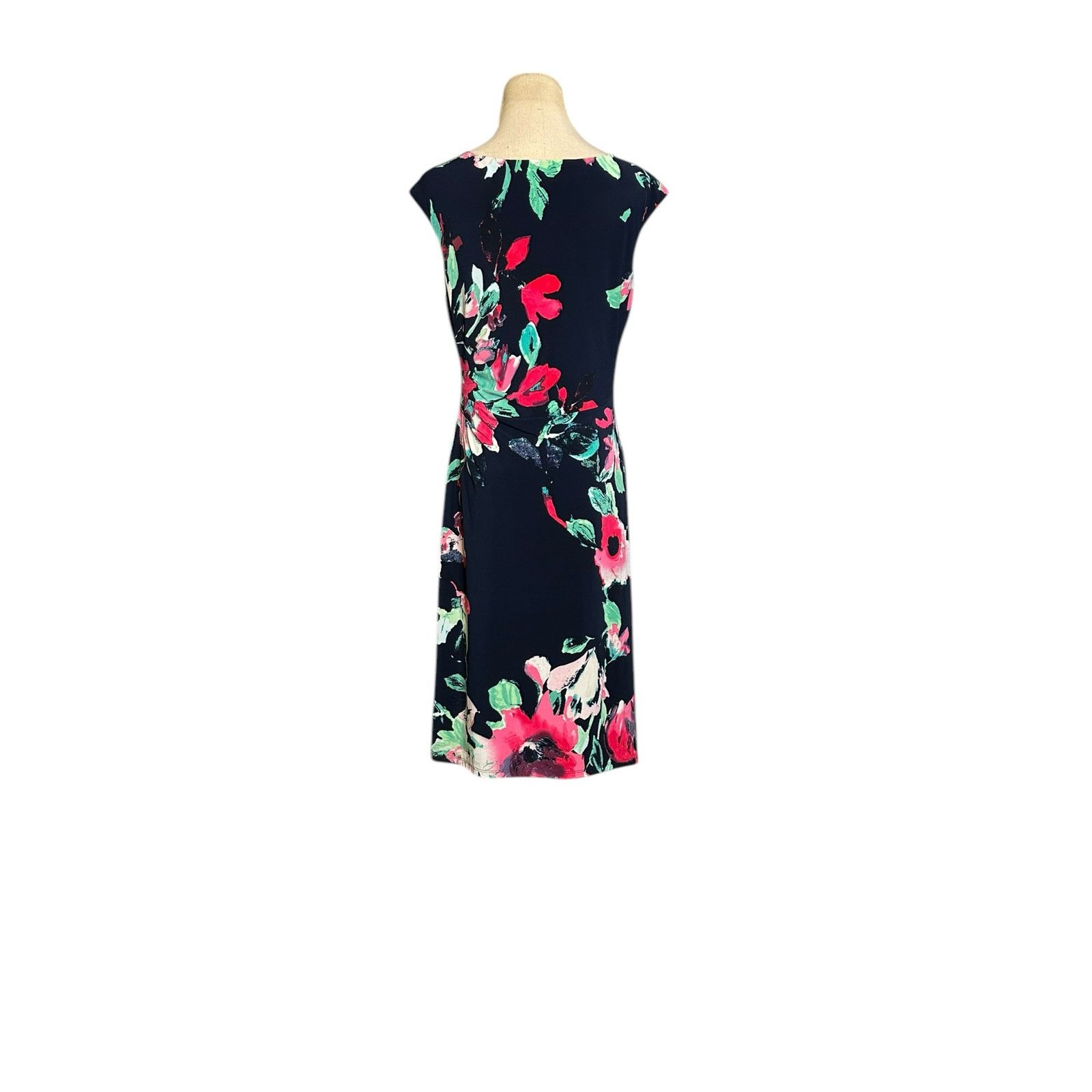 Ralph Lauren Ralph Lauren blue floral cap sleeves sheath dress size 6 Size M / US 6-8 / IT 42-44 - 8 Thumbnail