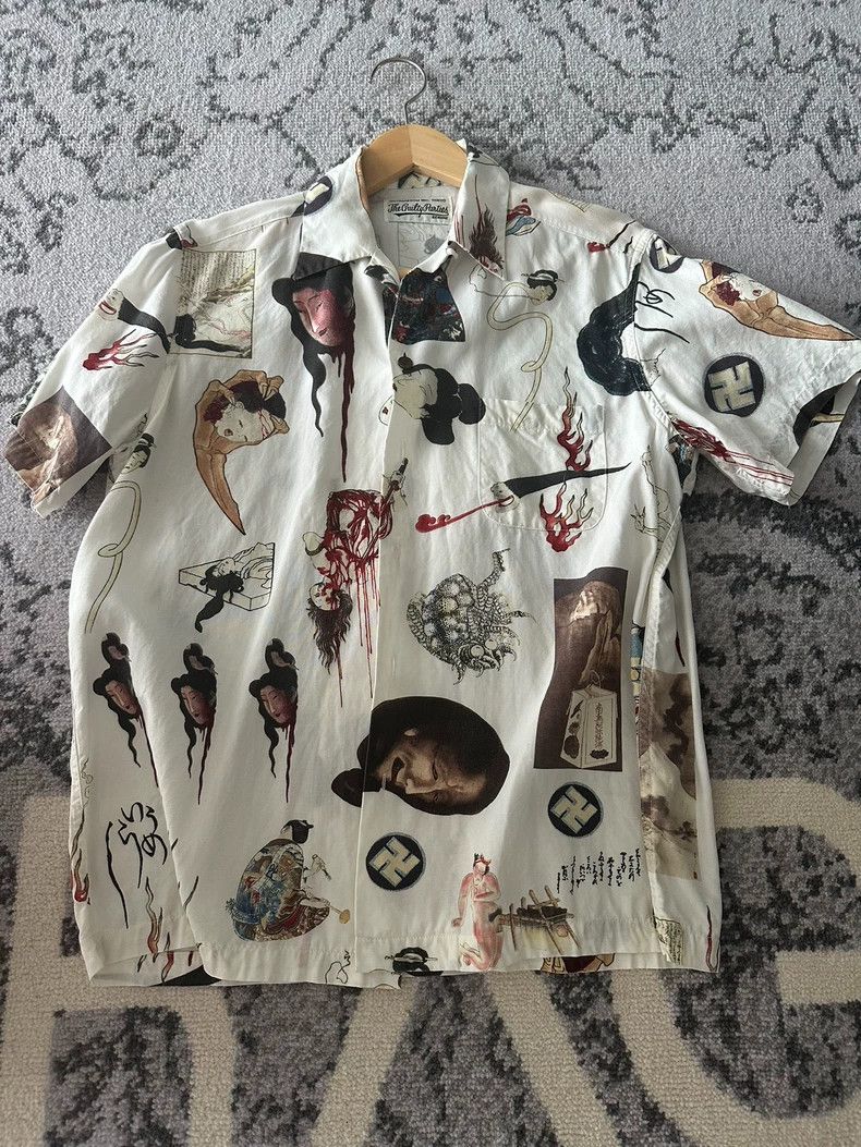 Wacko Maria Wacko Maria 18ss Shirt Short Sleeve Size 1 White Polka Dot Size US S / EU 44-46 / 1 - 1 Thumbnail