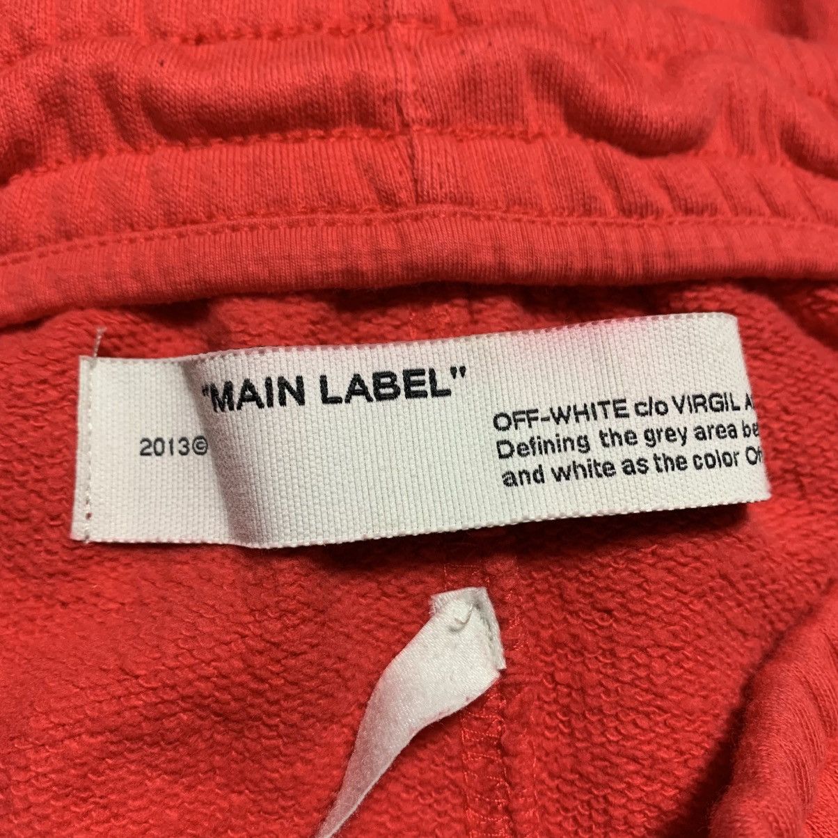 Off-White Off White XL Shorts Outline Diag Red Bottoms Virgil Abloh Size US 36 / EU 52 - 6 Thumbnail
